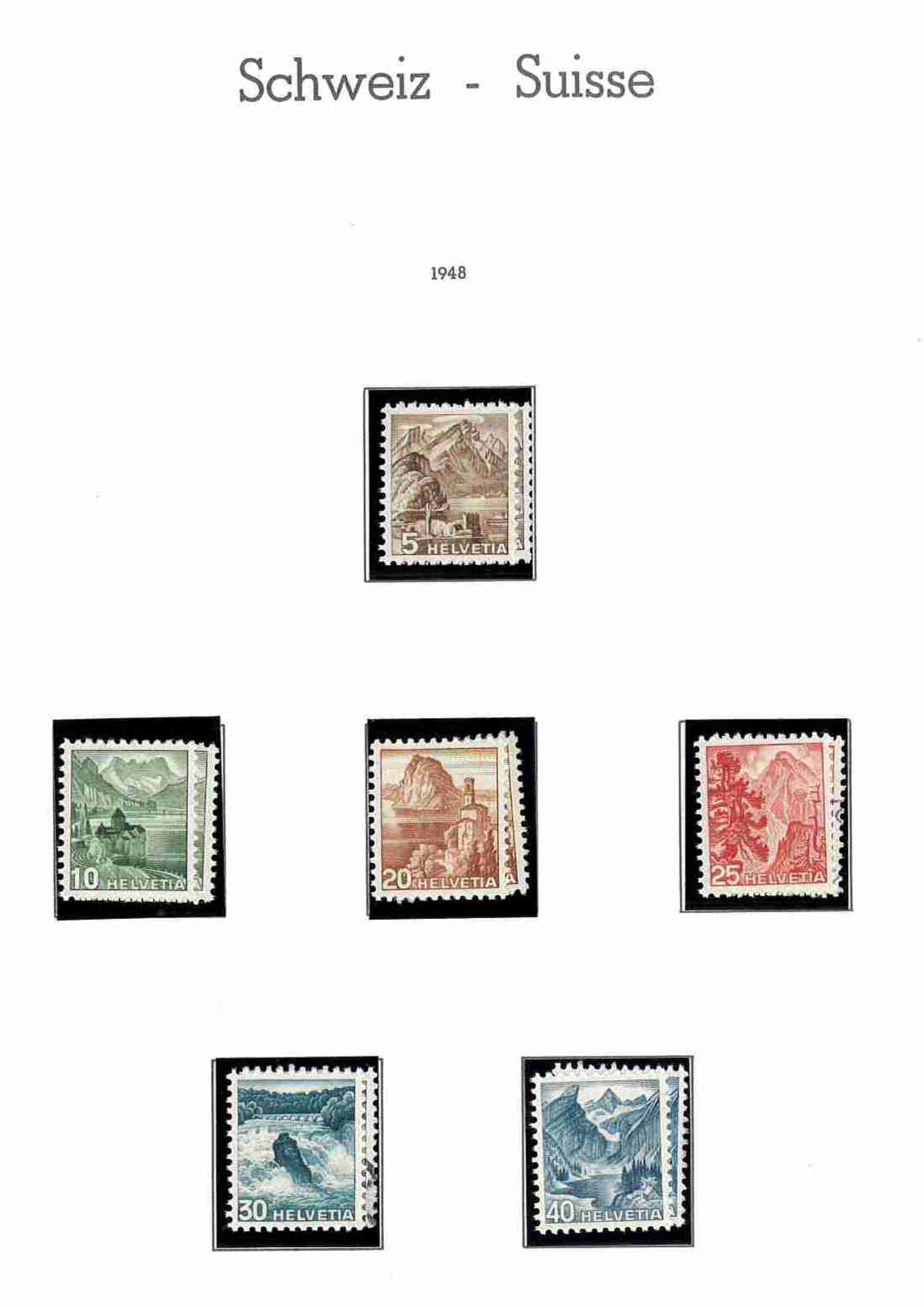 Schweiz 1945-2004, Sondermarken und Dauerserien mit über 500 CHF NominaleSammlungsauflösung in einem - Bild 3 aus 15