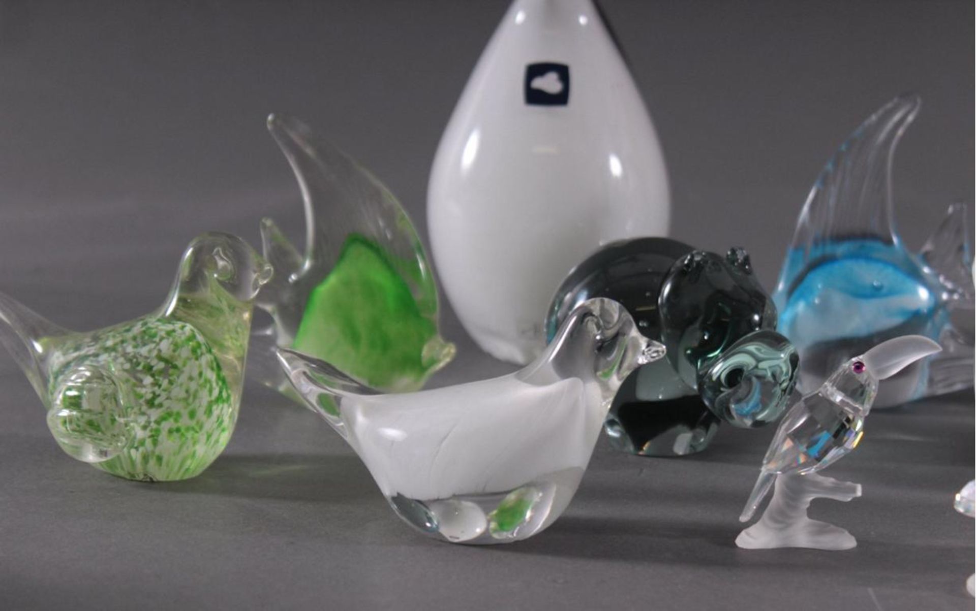 Swarovski und Leonardo-Glas Tierfiguren17 Stück. Farbloses Glas, teils mattiert und bunt - Image 2 of 4