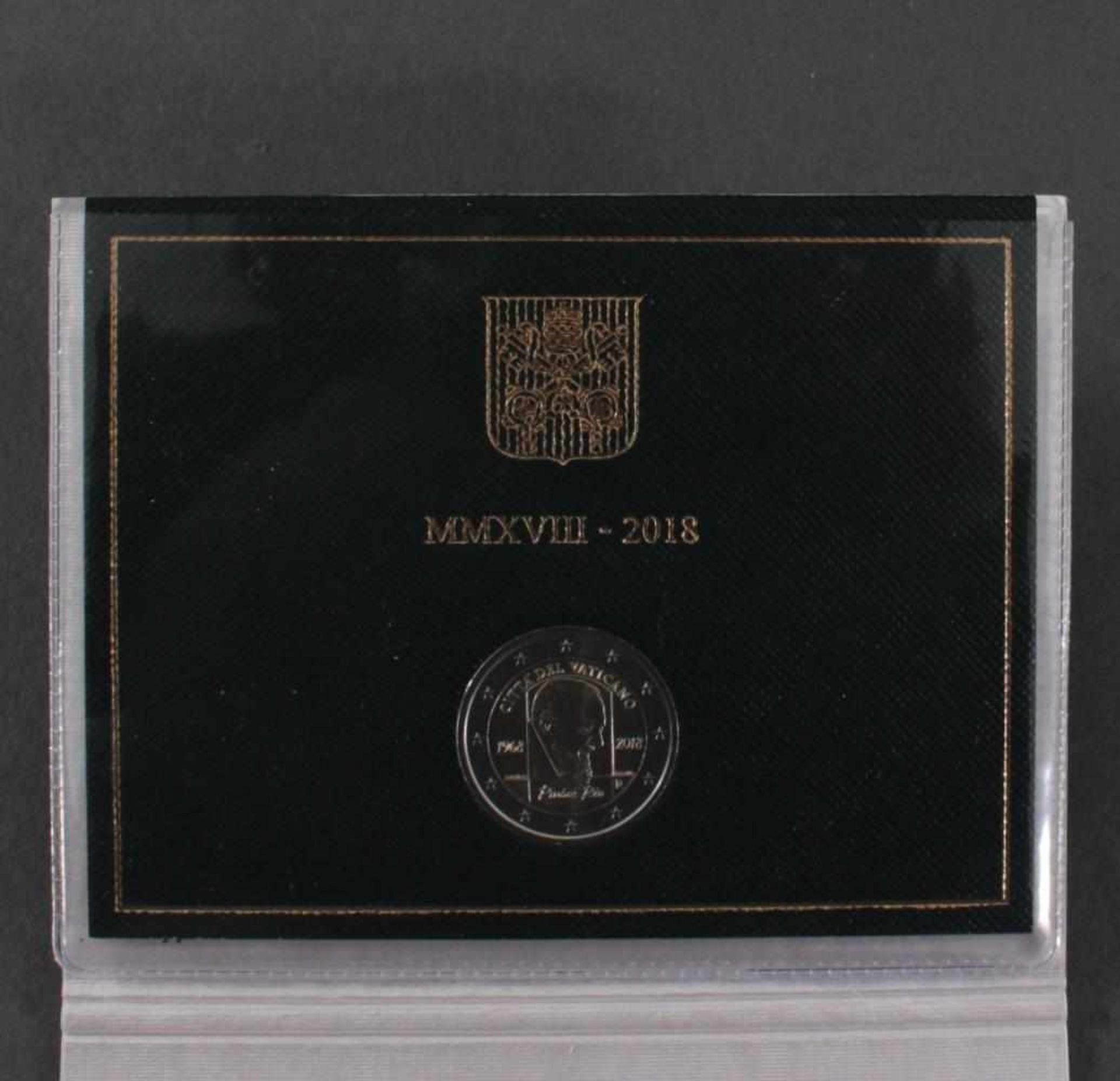 2 Euro Sondermünzen 2018Vatikan - 50 Todesjahr von Pater Pio, im originalen Blister.Vatikan - - Image 8 of 10