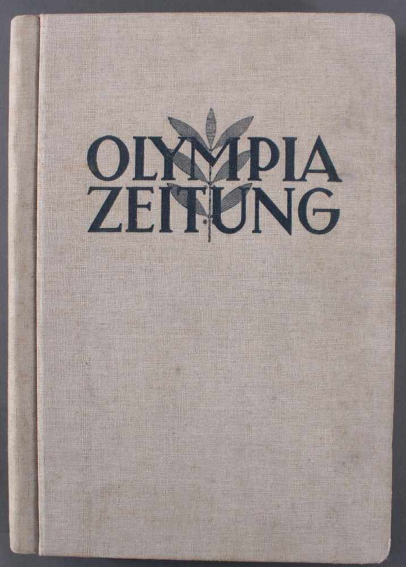 Olympia Zeitung 1936Gebundene Zeitungen im Großformat. Augenscheinlich komplette Ausgabe der Hefte