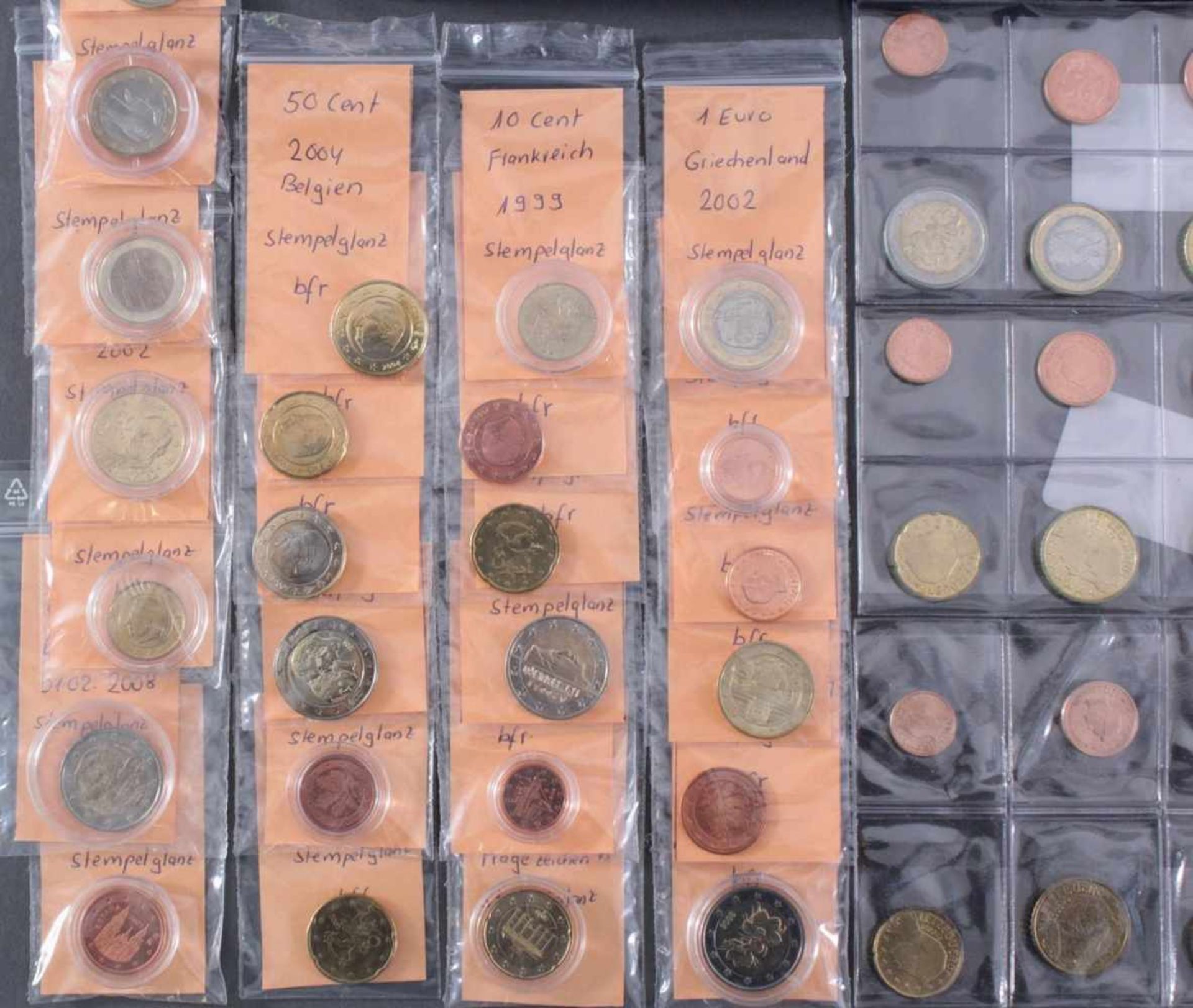 Diverse Euro Münzen aus SammlungsauflösungDarunter 3 KMS, 5 Euro Monaco 2004, Cent Münzen Monaco - Bild 2 aus 8