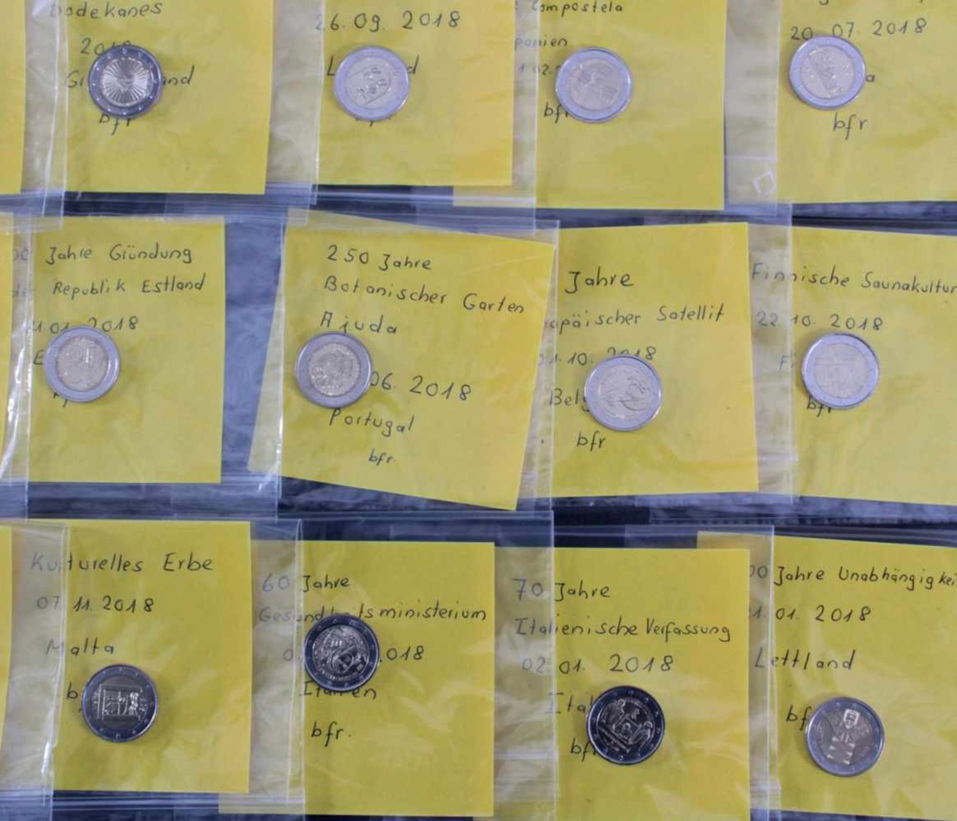 2 Euro Sondermünzen 2018Vatikan - 50 Todesjahr von Pater Pio, im originalen Blister.Vatikan - - Image 5 of 10