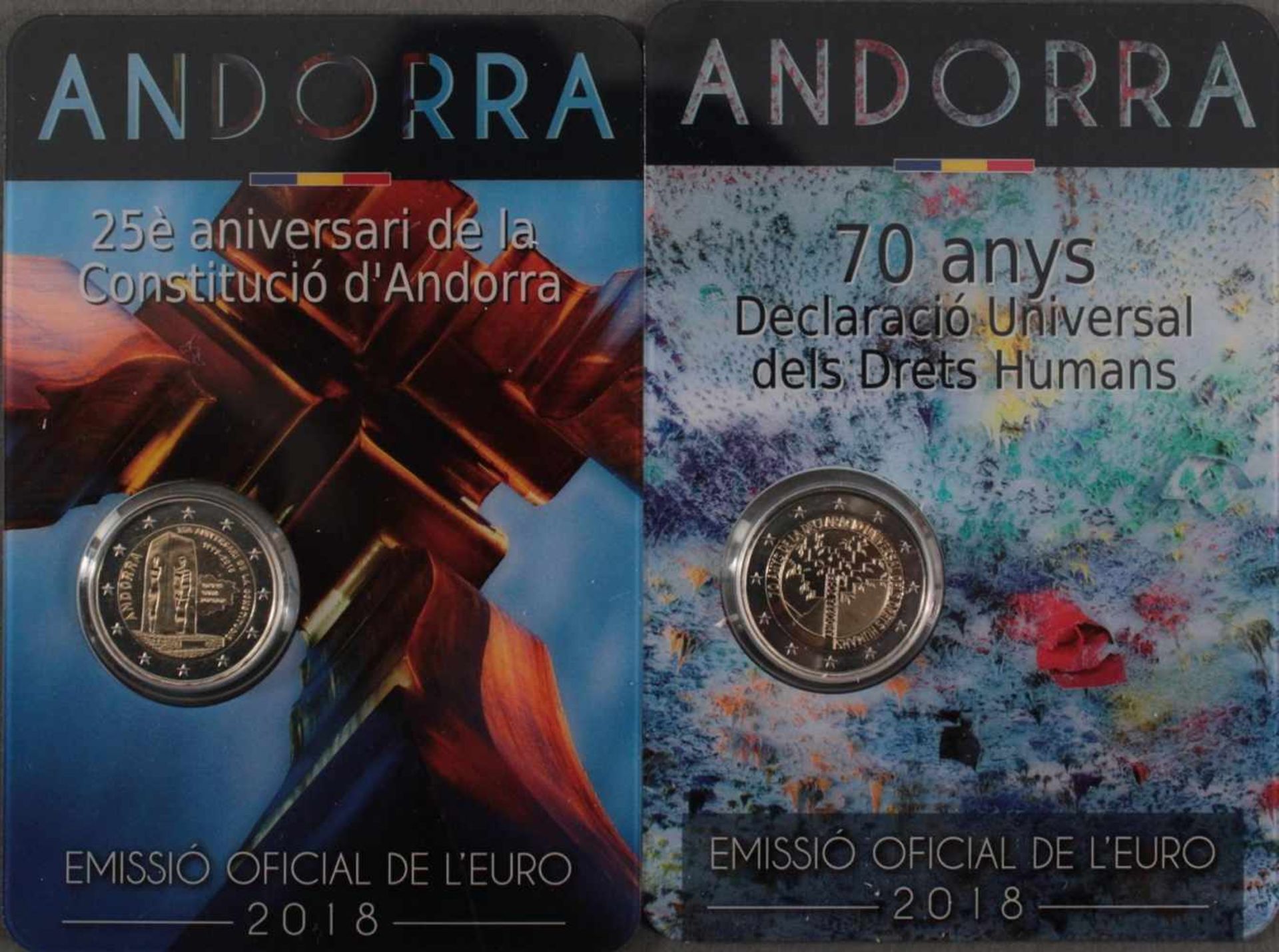 2 Euro Sondermünzen 2018Vatikan - 50 Todesjahr von Pater Pio, im originalen Blister.Vatikan - - Image 6 of 10