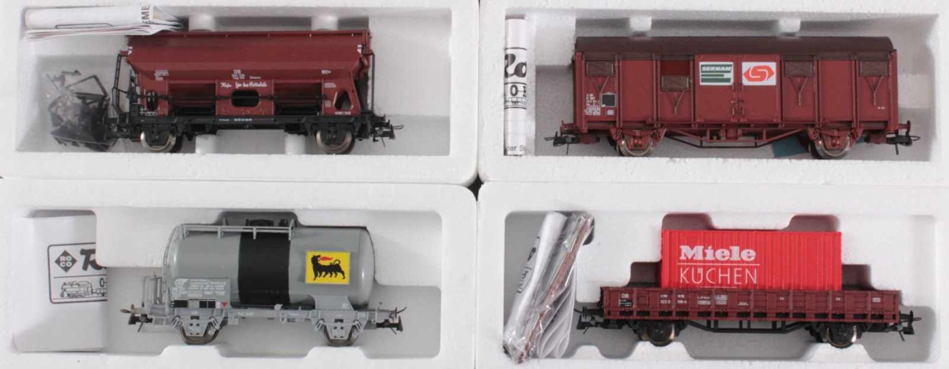 Fleischmann Dampflok 4812 mit 8 Roco Waggons in der Originalverpackung - Image 4 of 5