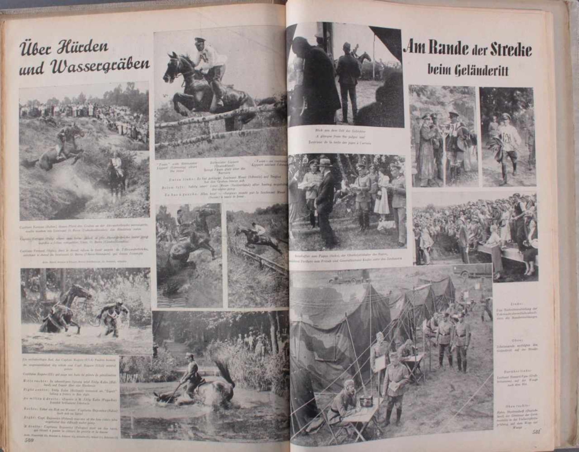 Olympia Zeitung 1936Gebundene Zeitungen im Großformat. Augenscheinlich komplette Ausgabe der Hefte - Bild 5 aus 6