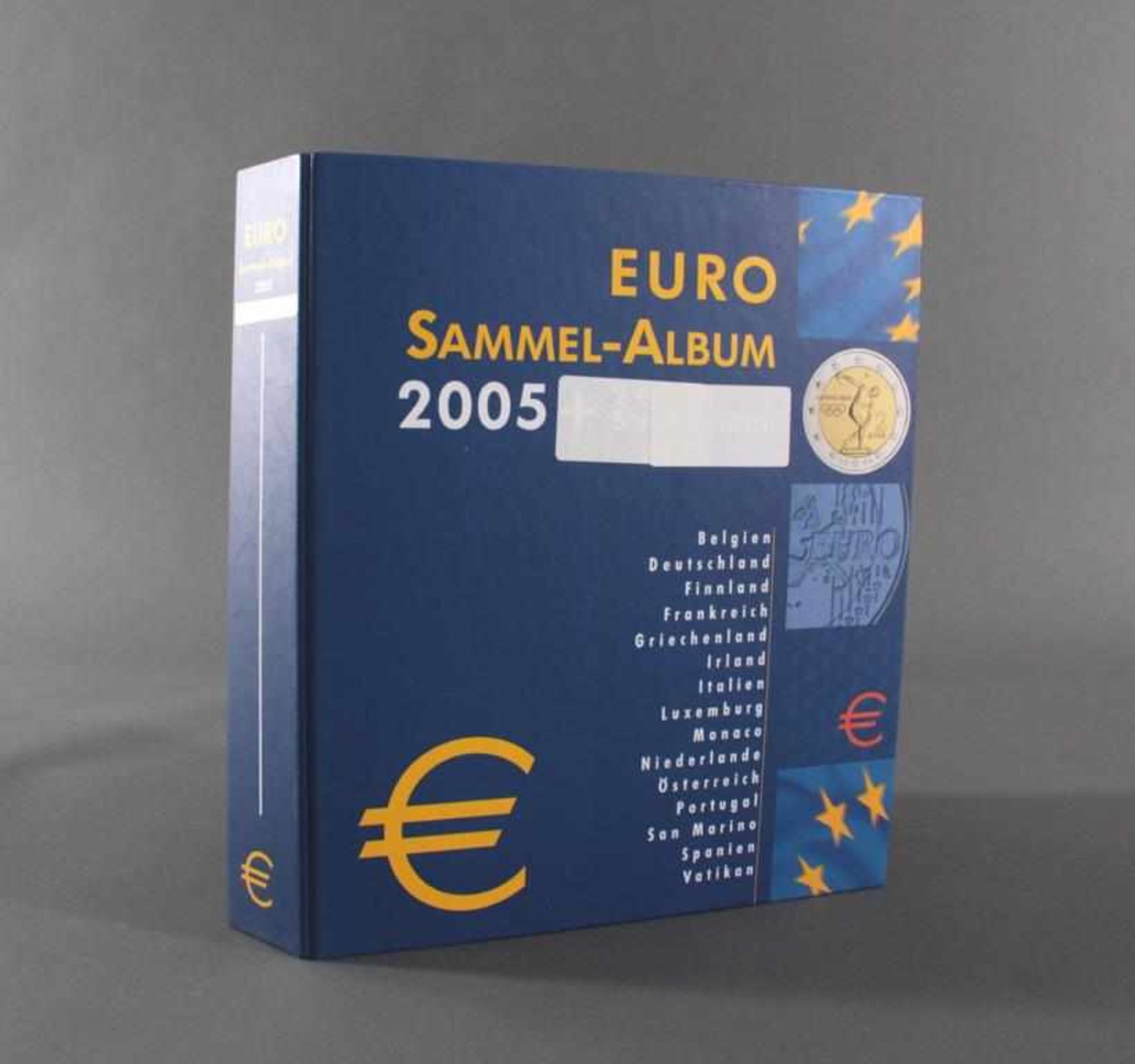 Euro Kursmünzen 2005 (inkl. Vatikan Sedisvakanz)Lose Münzen in Ordner. Zumeist in Spitzenqualität.