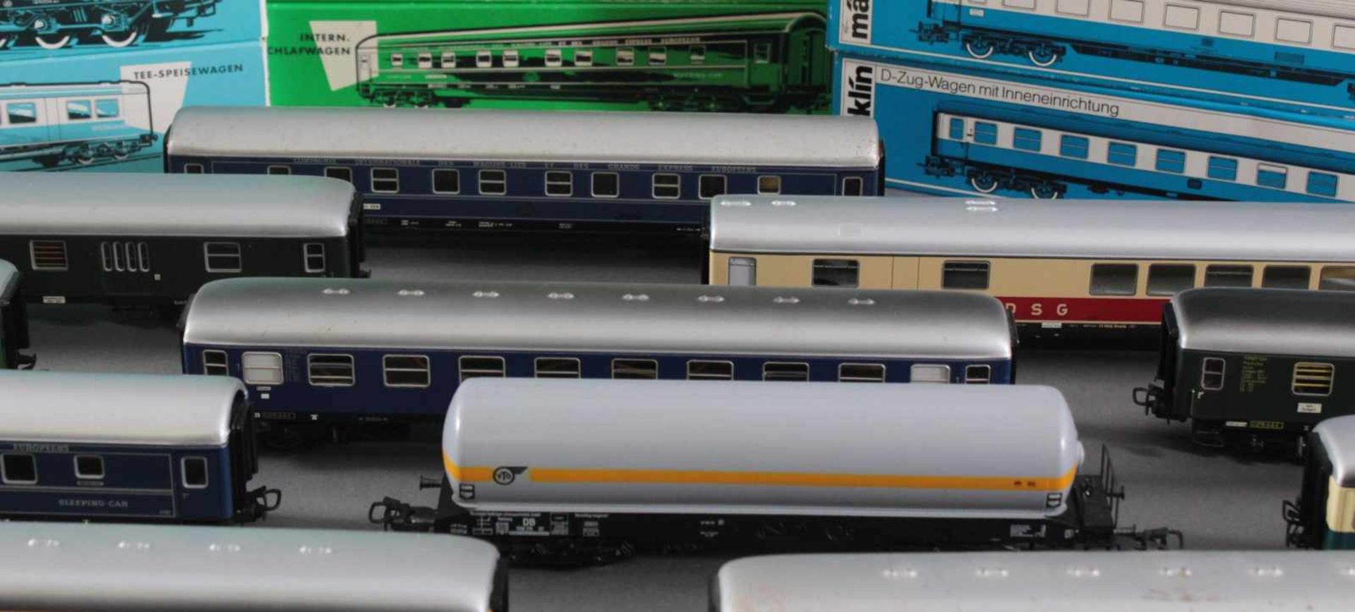 14 Märklin Güterwaggons in der Originalverpackung Spur H0Modellnummer 4044, 4064, 4052, 4617, - Bild 4 aus 4