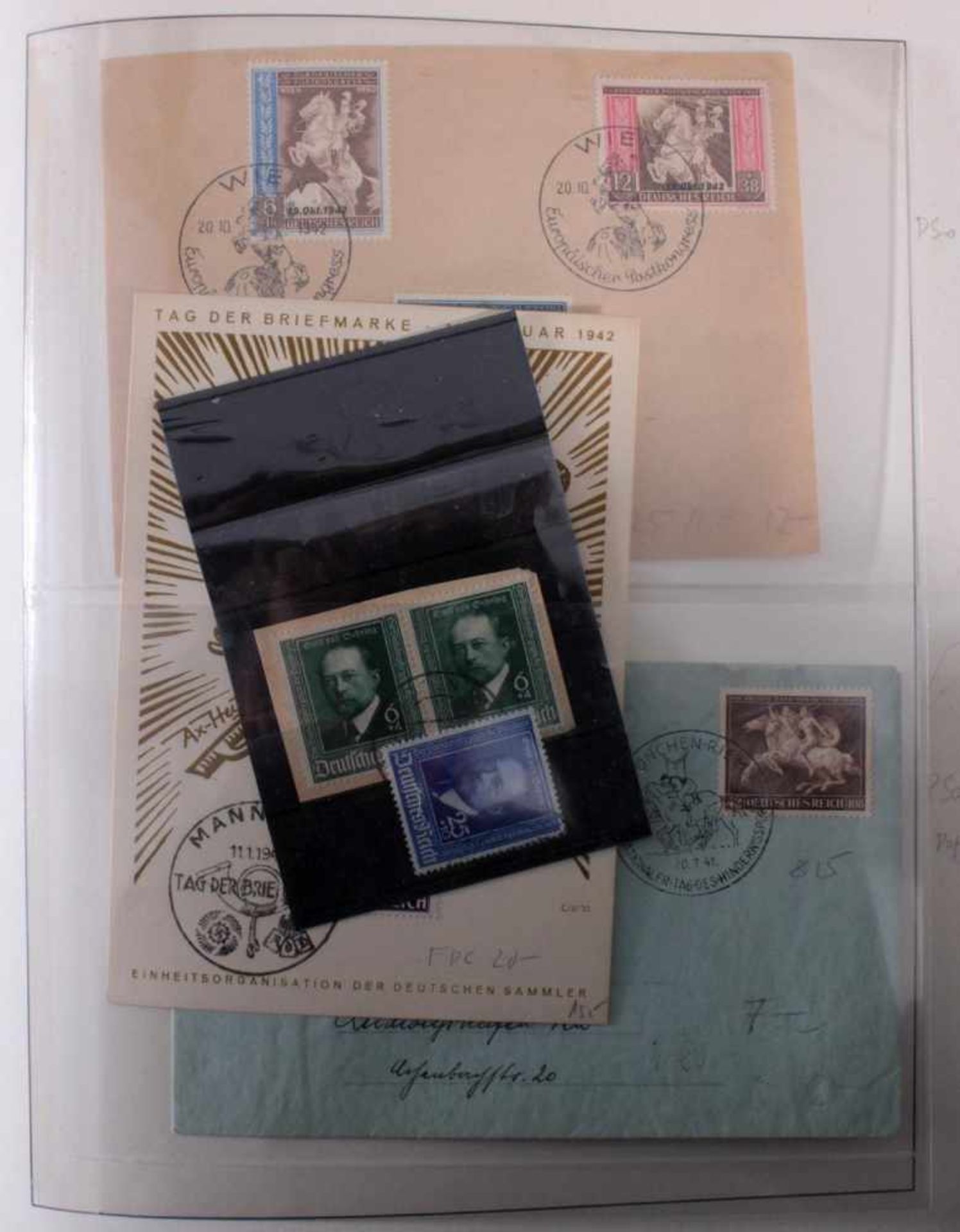 Sammlung Deutsches Reich 1933-1945 GestempeltOhne Blocks mit einigen interessanten Werten und - Bild 13 aus 14