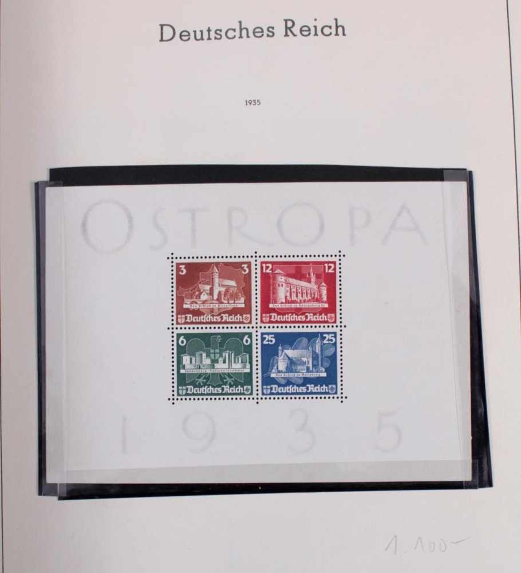 Sammlung Deutsches Reich 1933-1945 mit Nebengebieten, Postfrisch / ungebrauchtDeutsches Reich in den - Image 8 of 36