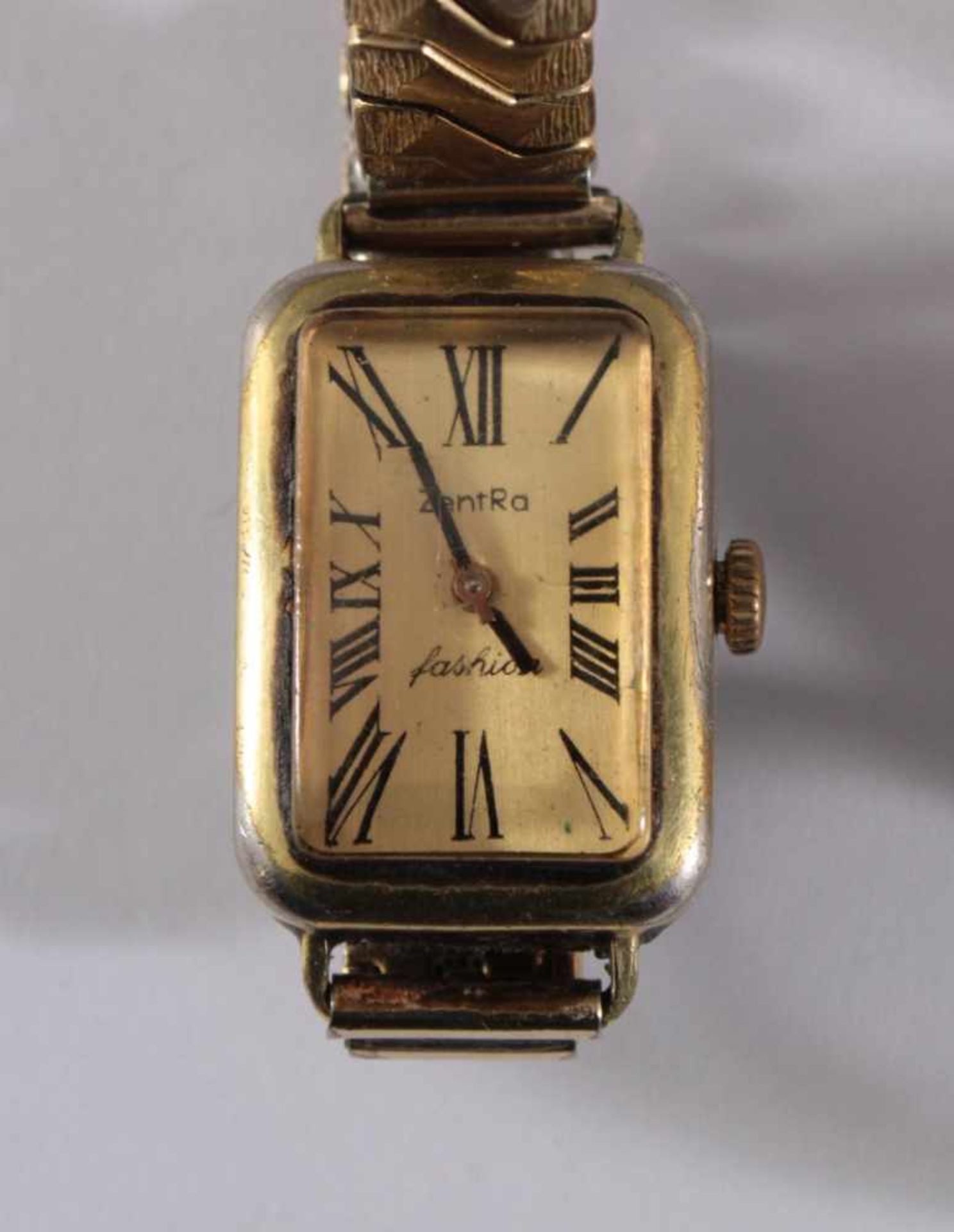 2 Damenarmbanduhren1 Junghans Damenarmbanduhr aus den 70er Jahren, Flexarmband, ovales Gehäuse, - Image 3 of 4