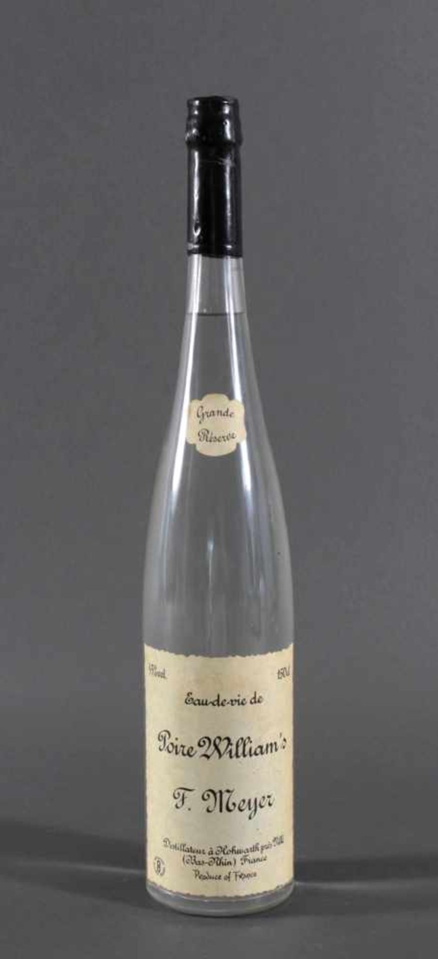 Eau de Vie, Poire Williams, F. Meyer, Grand Reserve1,5 Liter, 45% Vol.