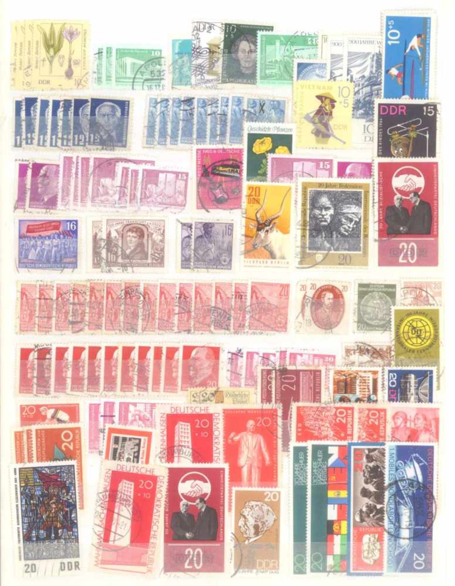 Kleiner Briefmarkennachlass Alle WeltIn 5 Steckalben, gestempelte Marken der BRD, Berlin, etwas - Image 5 of 12