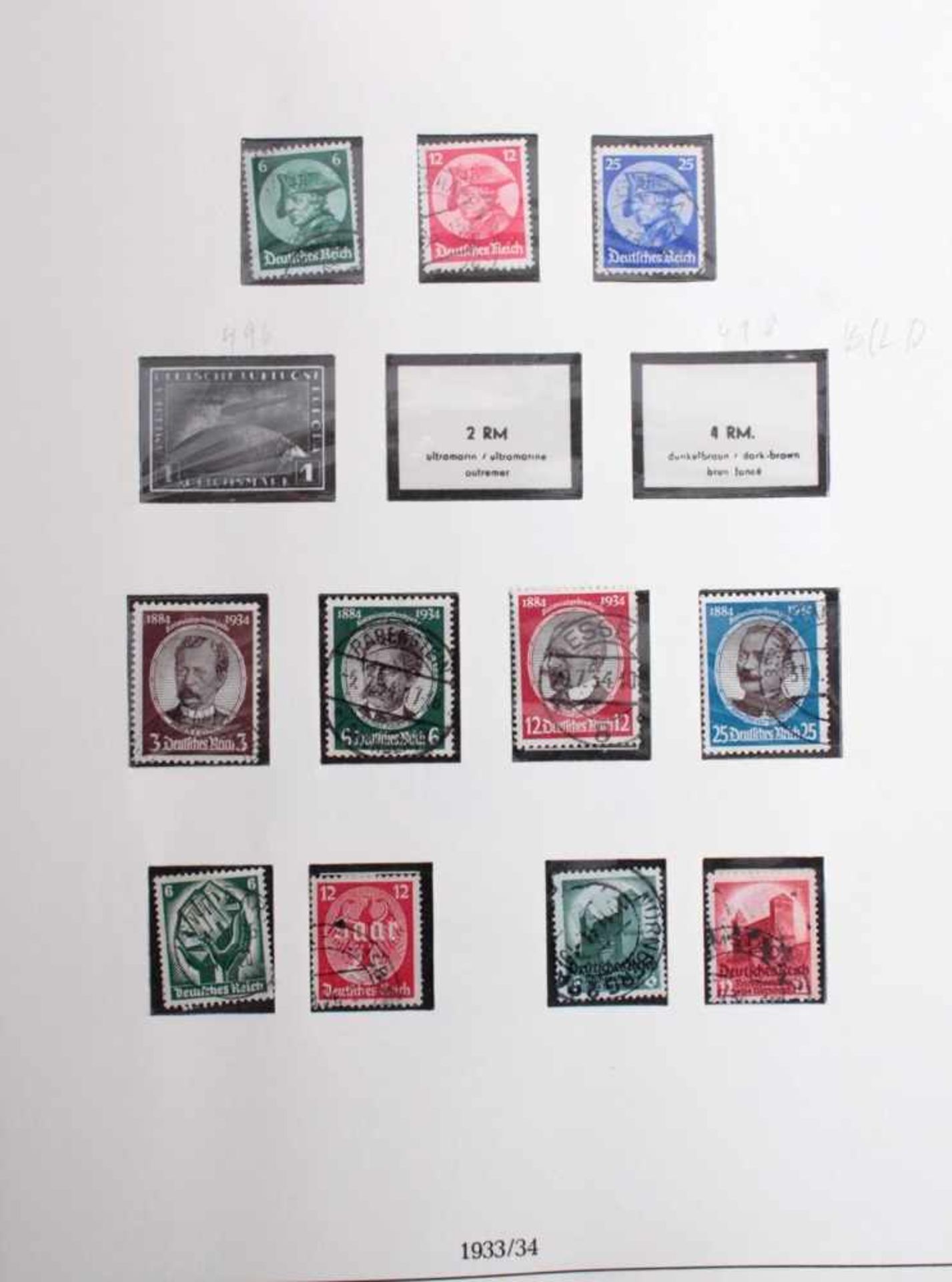 Sammlung Deutsches Reich / DeutschlandInsgesamt 6 große und kleine Briefmarkenalben sowie 3 kleine - Image 3 of 6