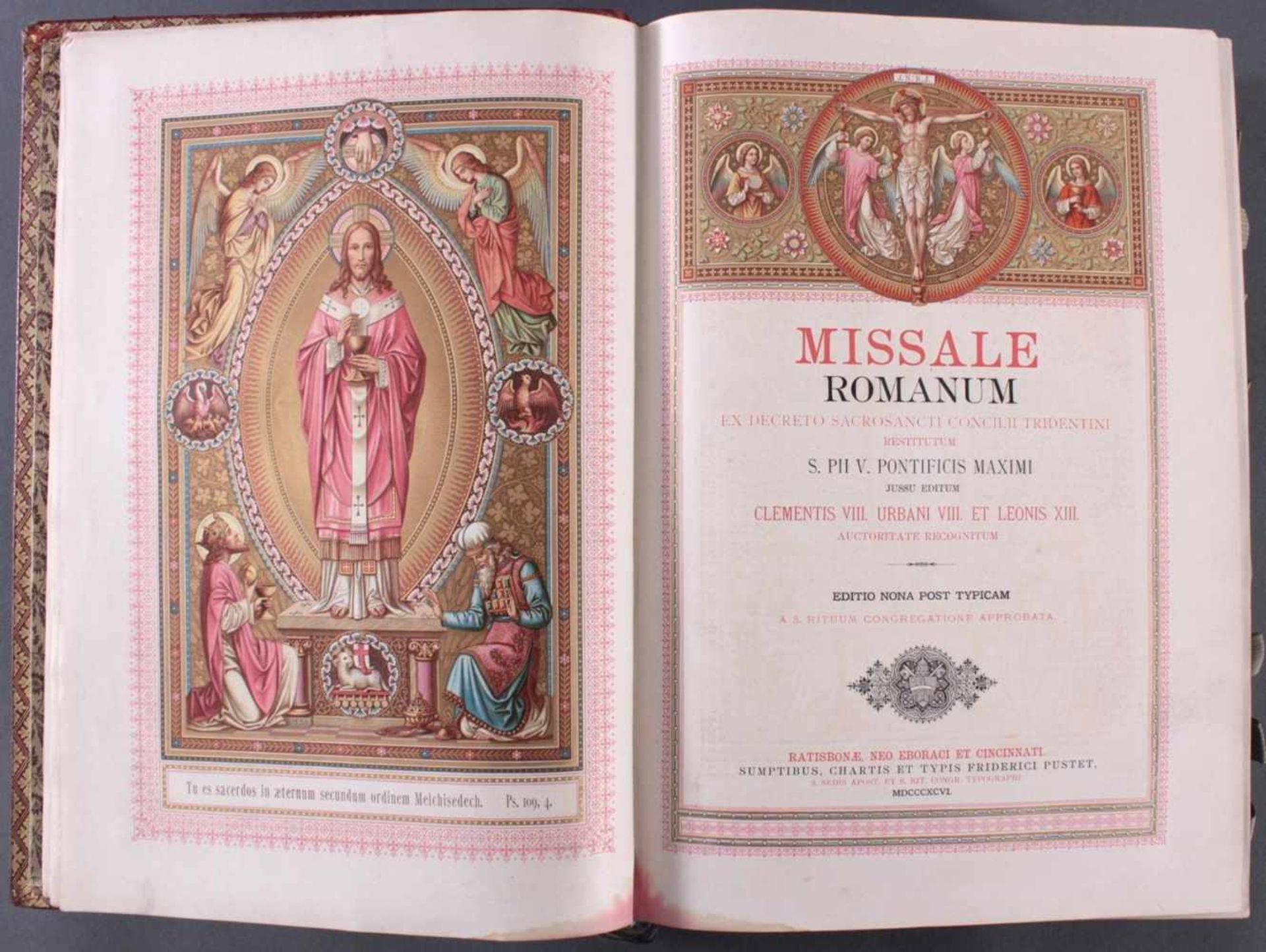 MISSALE ROMANUM 18461686 MISSALE ROMANUM ex decreto Sacrosancti Concilii Tridentini restitutum. PIUS - Image 2 of 7