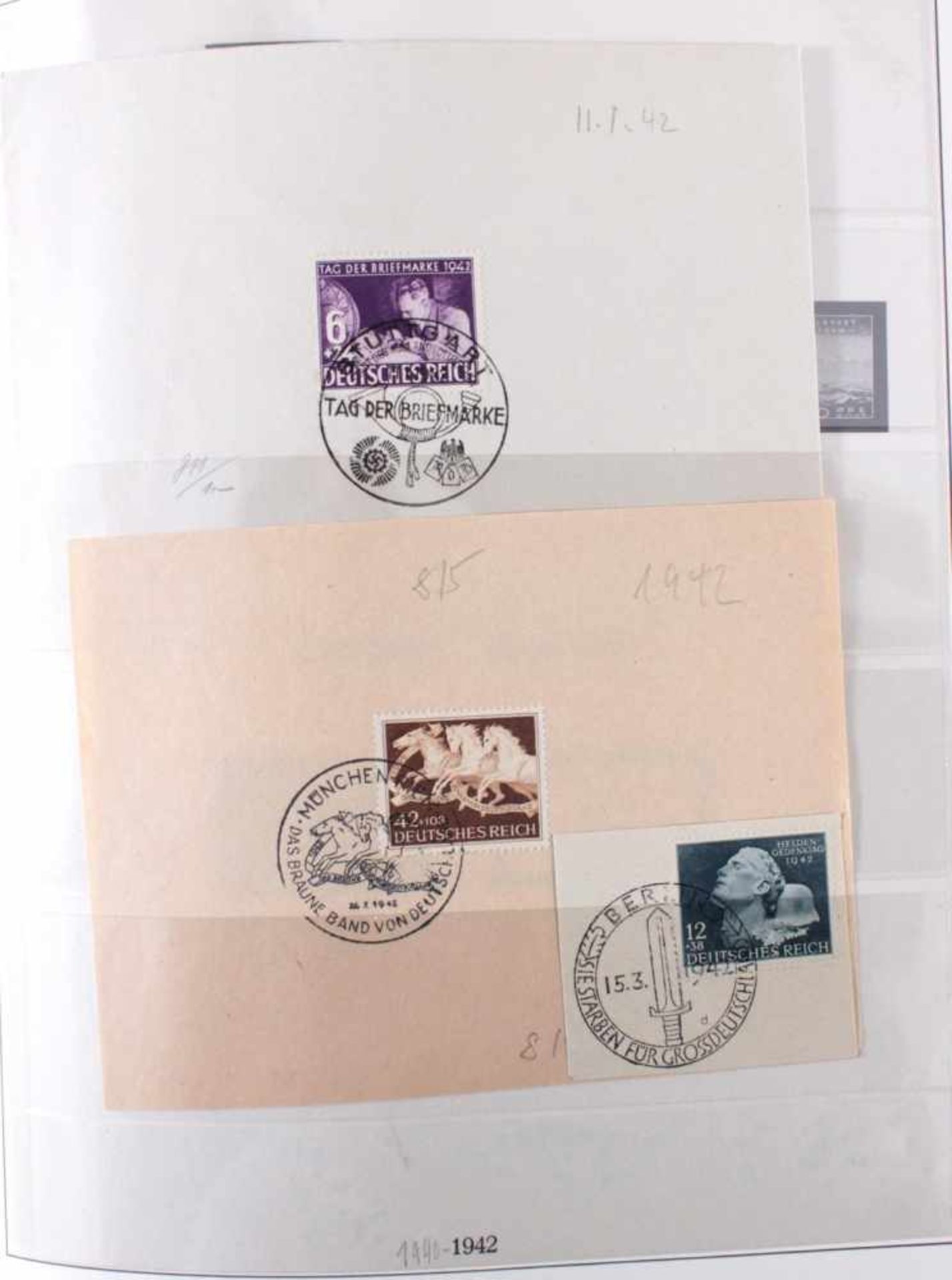 Sammlung Deutsches Reich / DeutschlandInsgesamt 6 große und kleine Briefmarkenalben sowie 3 kleine - Image 6 of 6