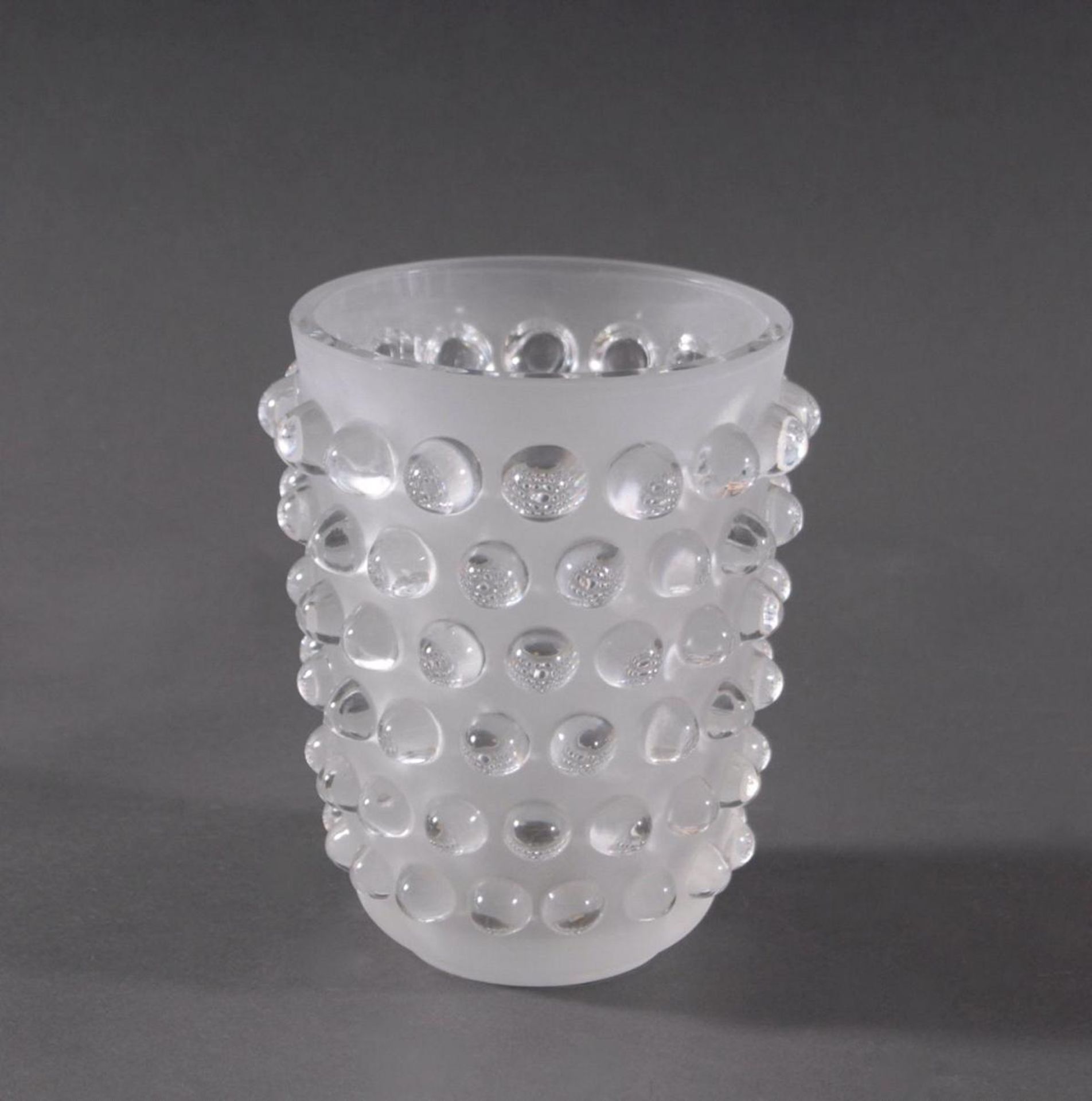 Vase, "Mossi" - Lalique, Frankreich20. Jahrhundert, farbloses Kristallglas, große Kristallvasemit - Bild 2 aus 4