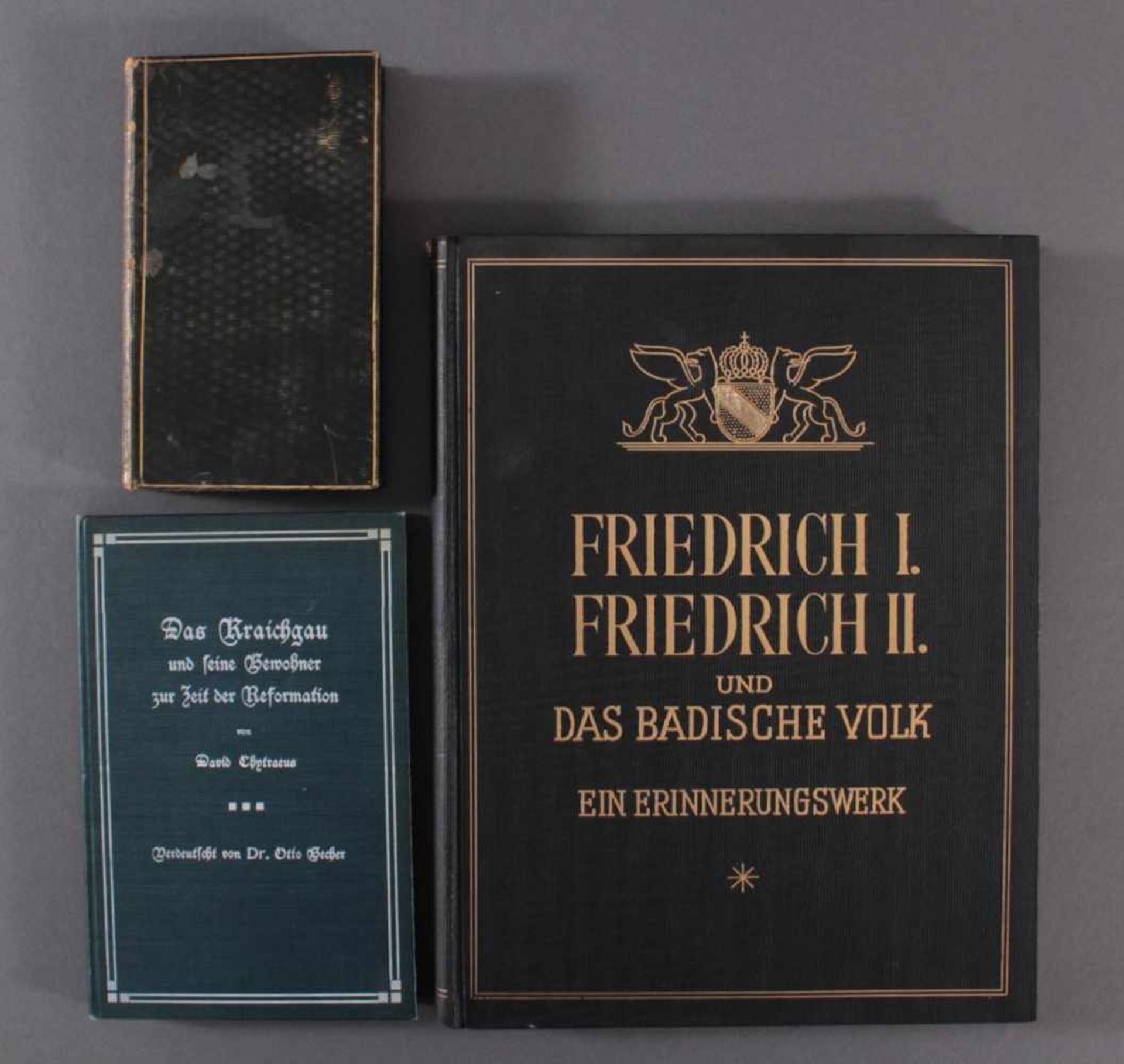 Konvolut Bücher1x Friedrich 1. und Friedrich II. Das Badische Volk, ein Erinnerungswerk,