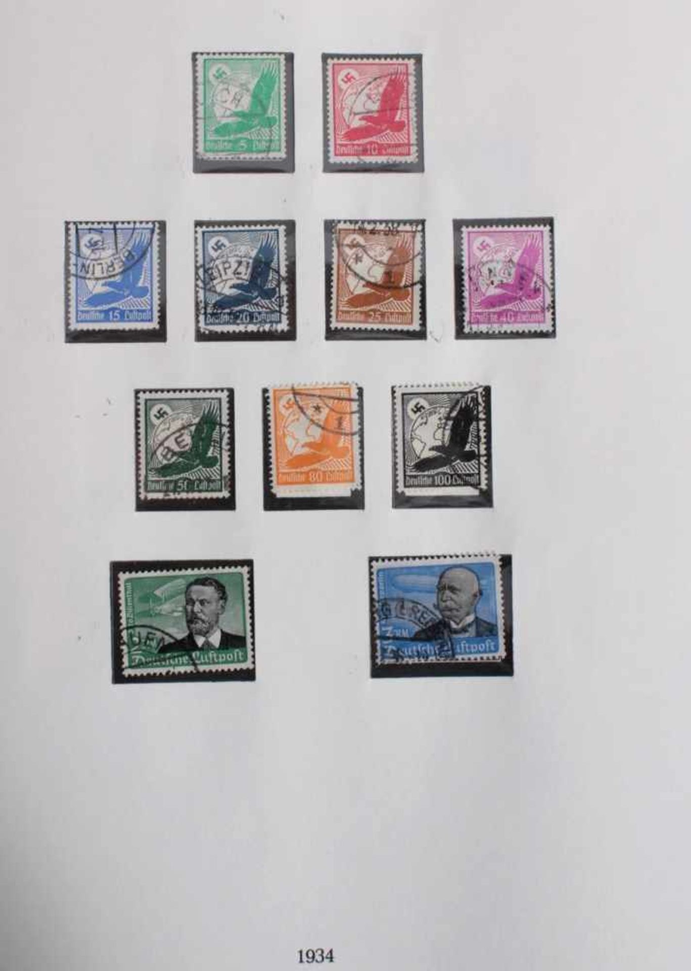 Sammlung Deutsches Reich 1933-1945 GestempeltOhne Blocks mit einigen interessanten Werten und - Bild 5 aus 14
