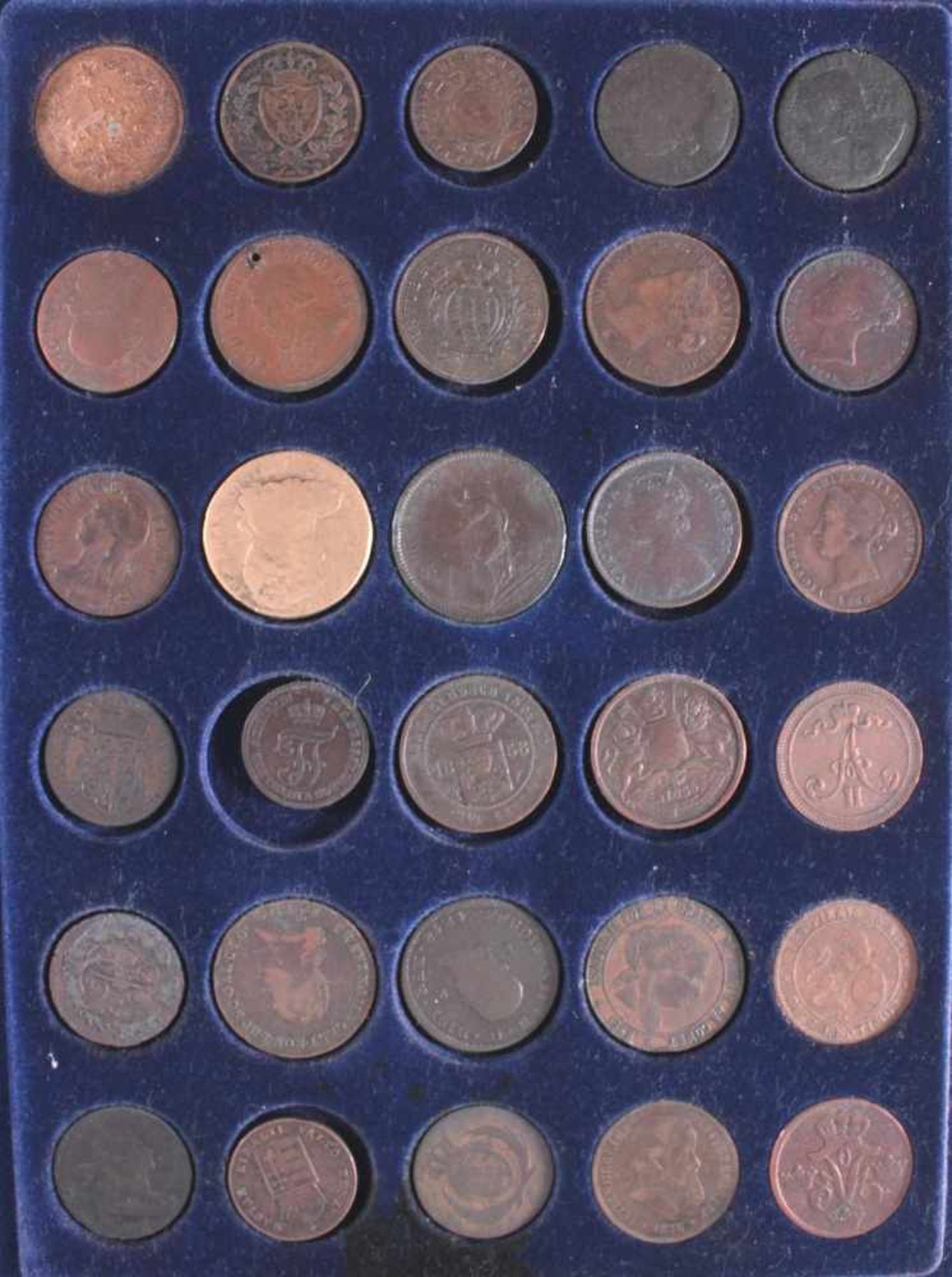 Ca. 78 Kupfer und Bronzemünzen aus dem 18. und 19. Jh. in unterschiedlicher ErhaltungIn dern - Bild 2 aus 3