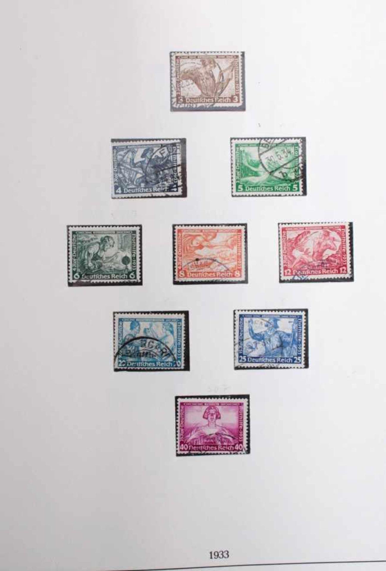 Sammlung Deutsches Reich / DeutschlandInsgesamt 6 große und kleine Briefmarkenalben sowie 3 kleine - Bild 4 aus 6