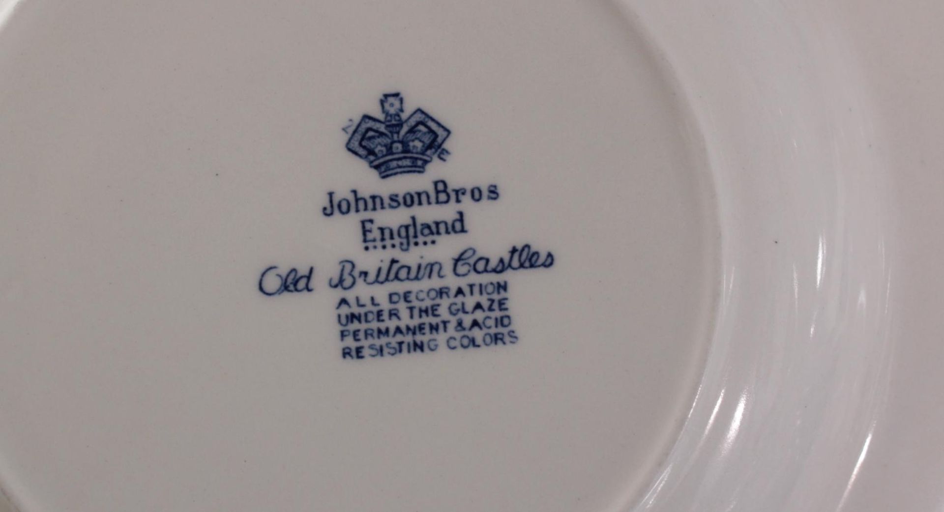 Service Teile. Manufaktur Johnson Bros., EnglandKeramik, "Ironstone", Geschweift-Form, - Bild 6 aus 6