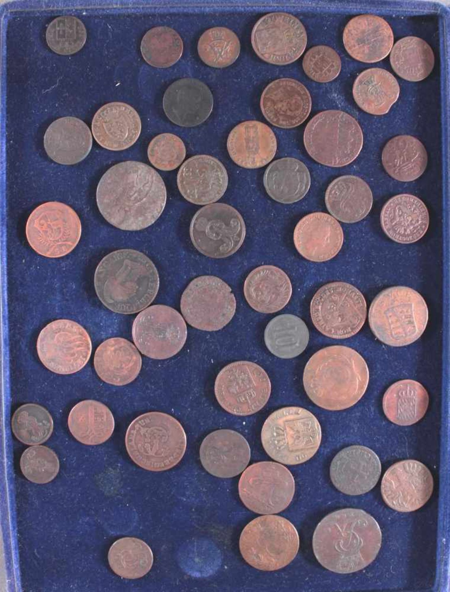 Ca. 78 Kupfer und Bronzemünzen aus dem 18. und 19. Jh. in unterschiedlicher ErhaltungIn dern - Bild 3 aus 3