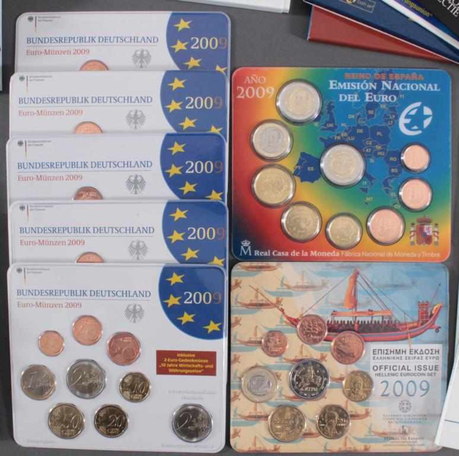 24 Euro KMS, 2009 mit einigen Kleinstaaten und SondermünzenFolgende Länder sind vertreten:Vatikan, - Bild 3 aus 6