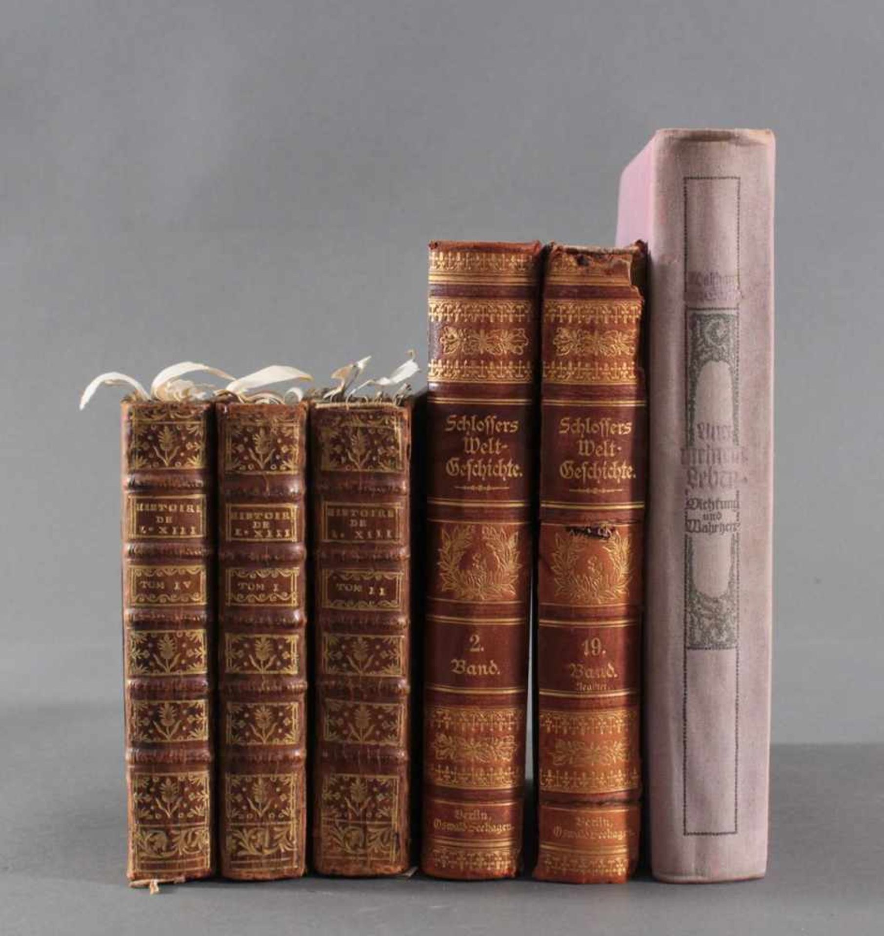 Bücher Konvolut, 6 Stück3x Histoire de la Vie de Louis XIII, Roi de France et de Navarre, Tome 1,