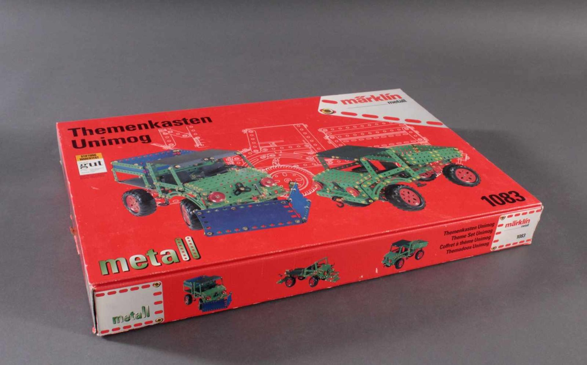 Märklin Themenkasten 1083Thema UNIMOG, In OVP, neuwertig, augenscheinlich unbespielt. - Bild 3 aus 3