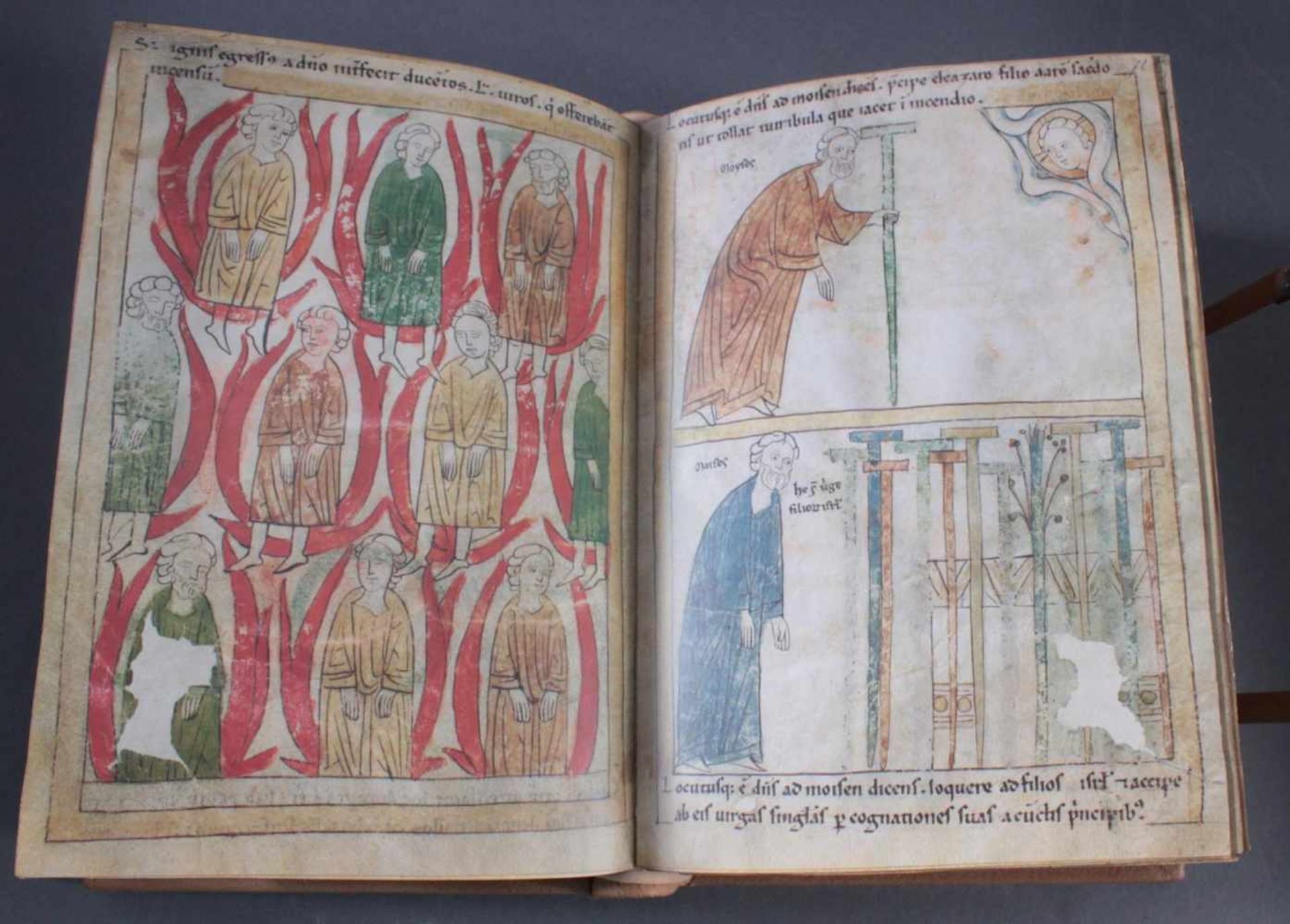 Pambloma Bilderbibel des Königs Sancho el Fuerte, FaksimileLimitierte Auflage von 995 Exemplaren, - Image 2 of 4