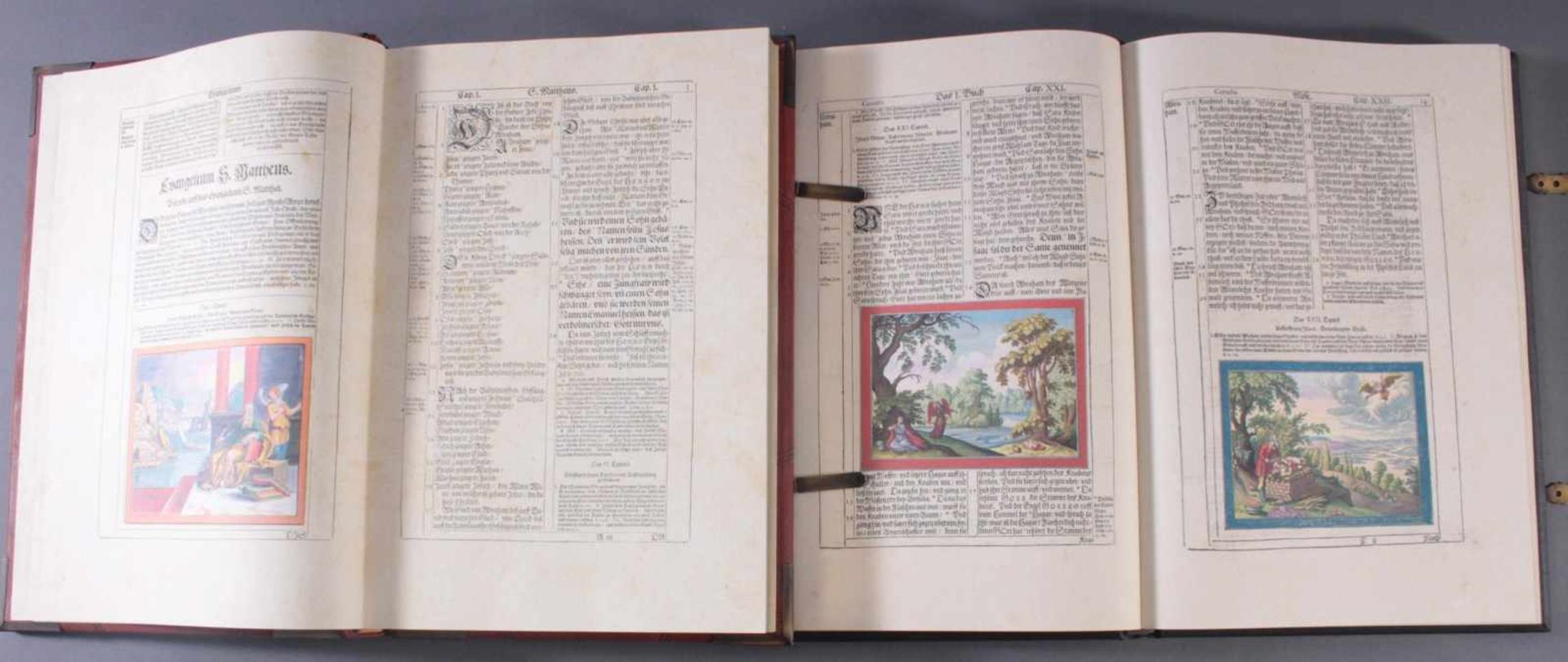 2 Faksimile, Biblia 1630Coron Exklusiv 2003 - 2005, neuwertiger Zustand - Image 3 of 4