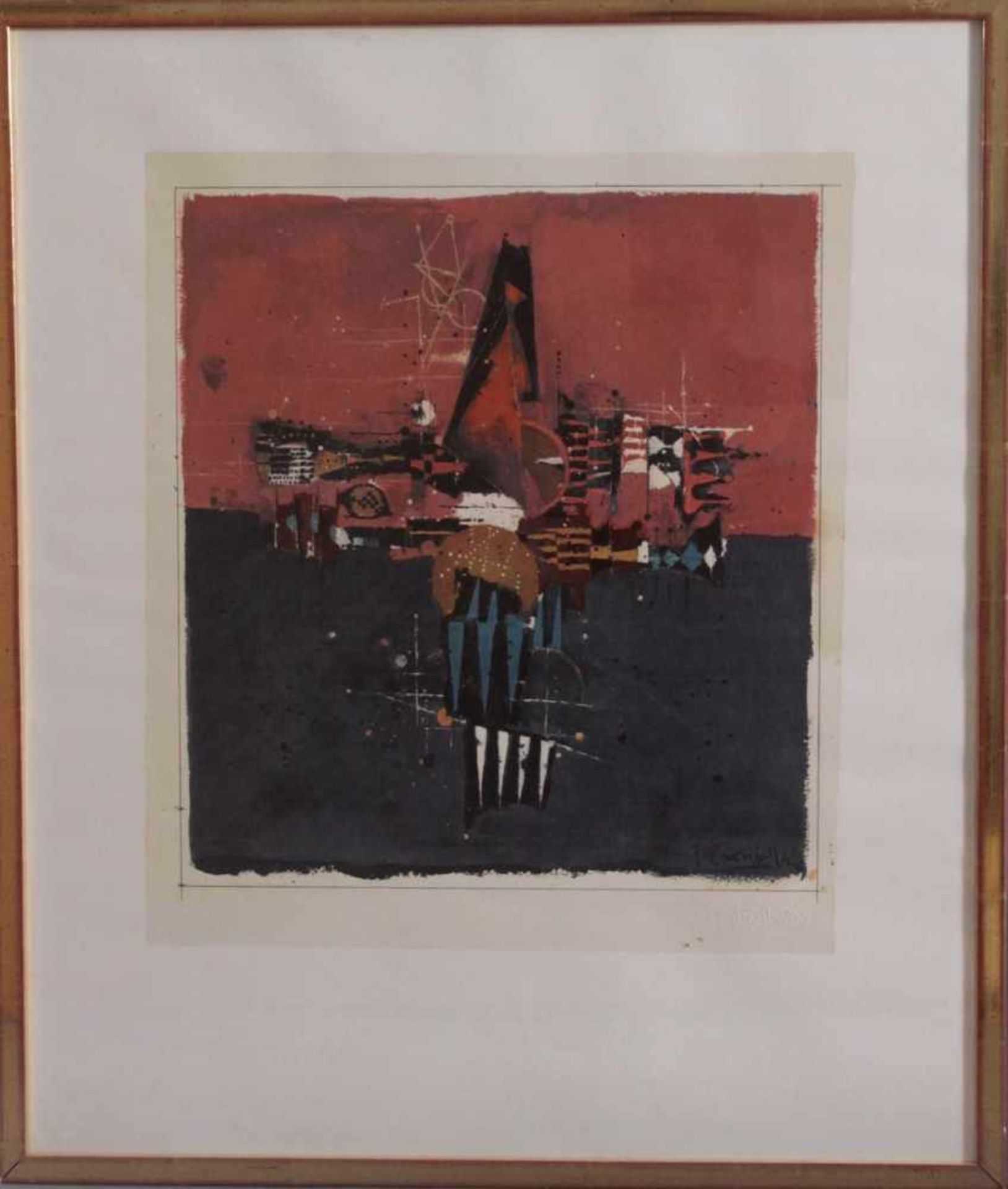 zurückgezogen / withdrawn---Friedensreich Hundertwasser 1928 - 2000Lithographie, in der Platte und