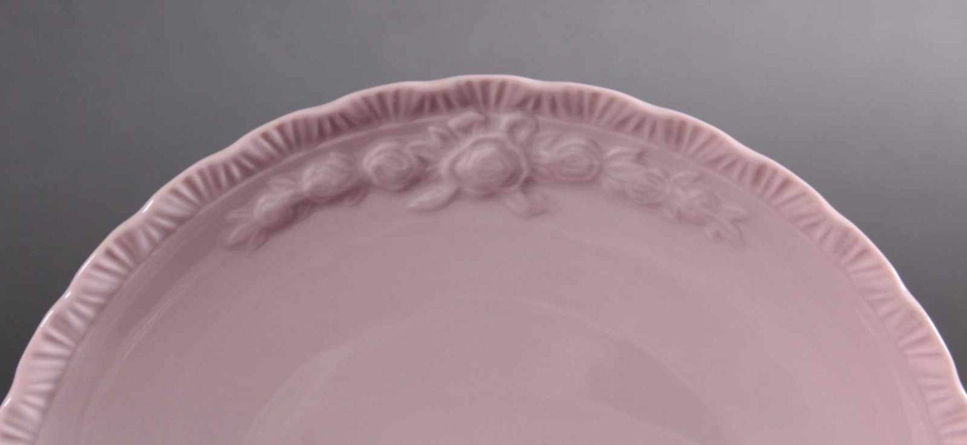 Hutschenreuther Kaffeeservice "Porcelaine Rosé"Porzellan, für 10 Person, 2. Hälfte 20. Jh., - Image 4 of 5