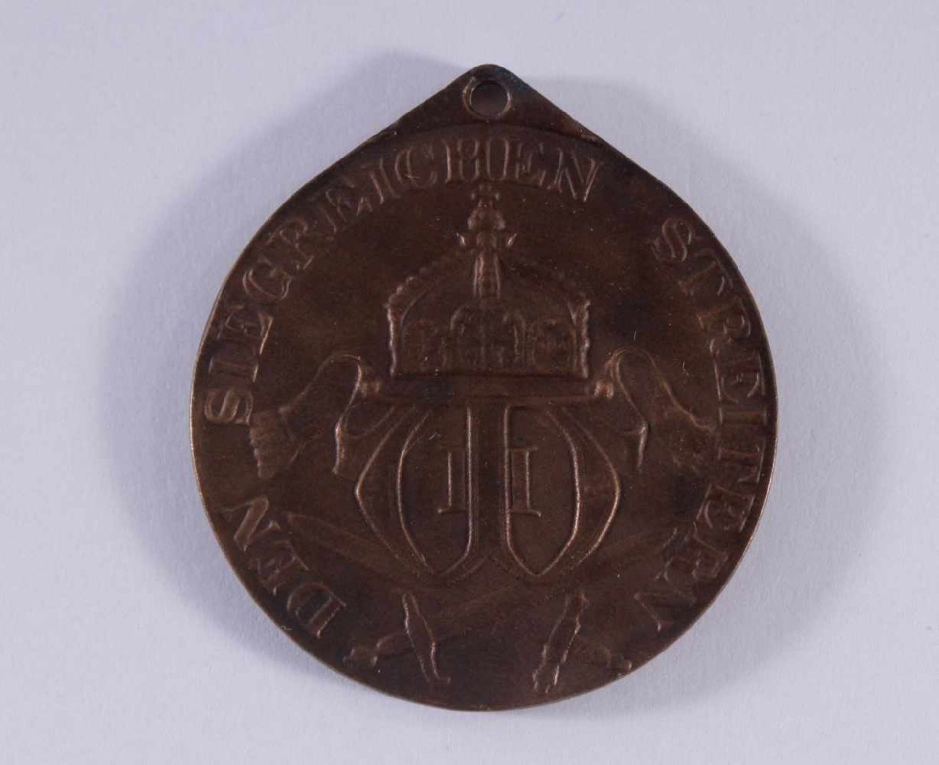 Medaille, Preußen, Deutsch-Südwestafrika 1904-1906DEN SIEGREICHEN STREITERN, Durchmesser ca. 3,2 cm, - Image 2 of 2