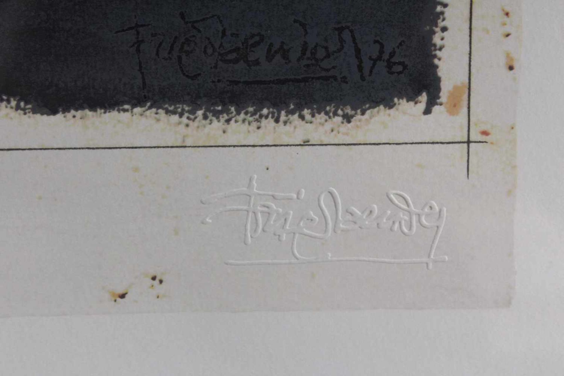 zurückgezogen / withdrawn---Friedensreich Hundertwasser 1928 - 2000Lithographie, in der Platte und - Bild 4 aus 4