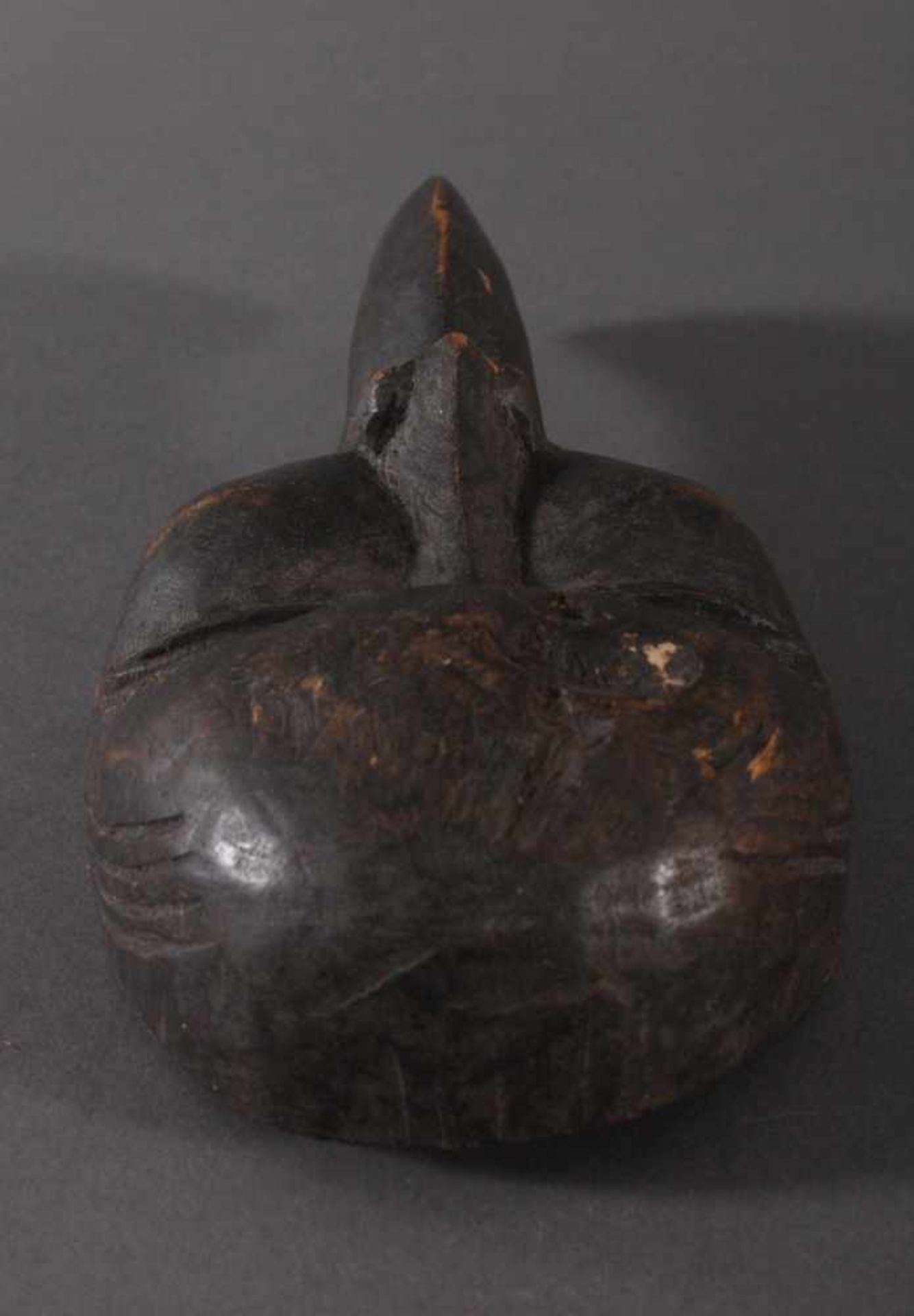 Antike Maske, Dan, LiberiaHolz, geschnitzt, dunkel patiniert, Schnabelmaske, ca. L-26 cm- - -20.00 % - Bild 5 aus 6