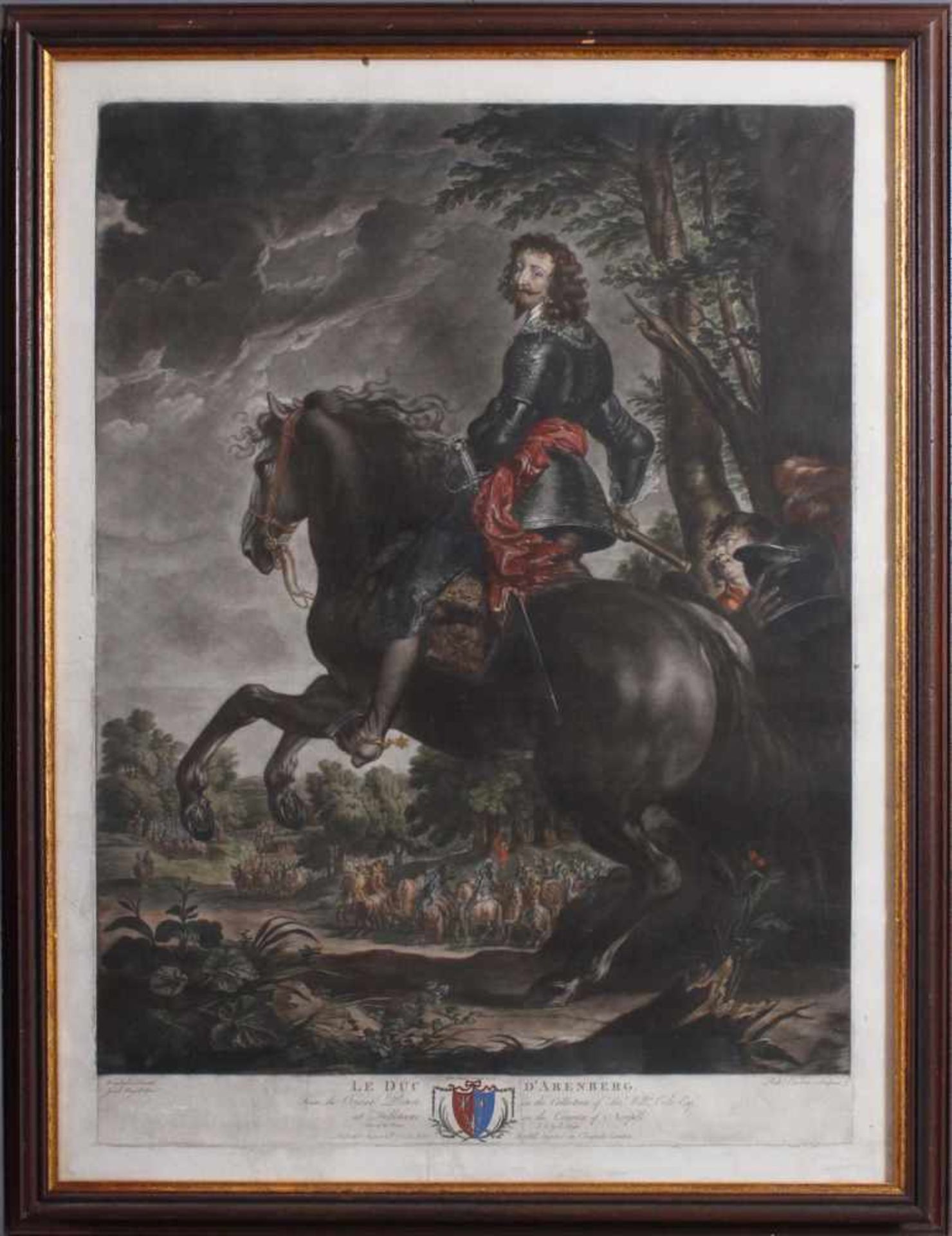 Earlom, Richard, 1743 - 1822 London. Le Duc D´ArenbergSehr guter Druck auf Bütten mit breitem