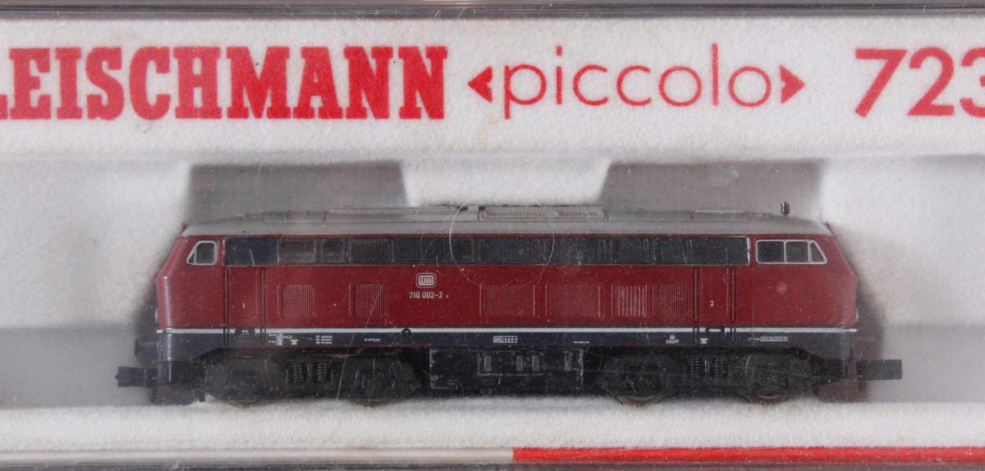 Fleischmann E-Lok Piccolo 7232 mit 5 GüterwaggonsModellnummer der Waggons, 8326, 8389, 8299, 8285 - Bild 2 aus 2