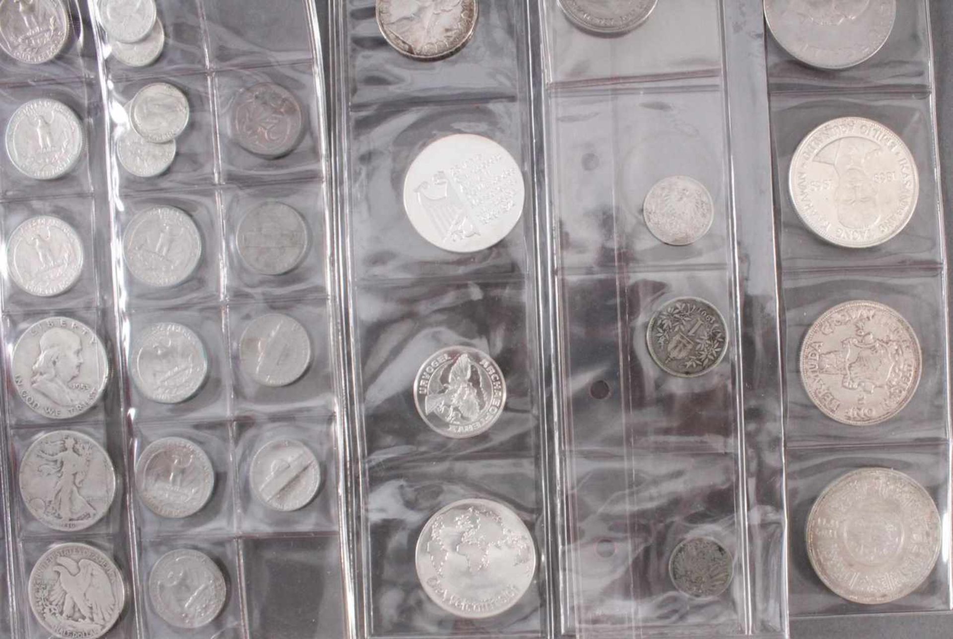 Münzen und Silbermünzen KonvolutDabei USA, 1x Liberty Dollar, 4x Half Dollar, 7x Quarter Dollar, USA - Bild 3 aus 5