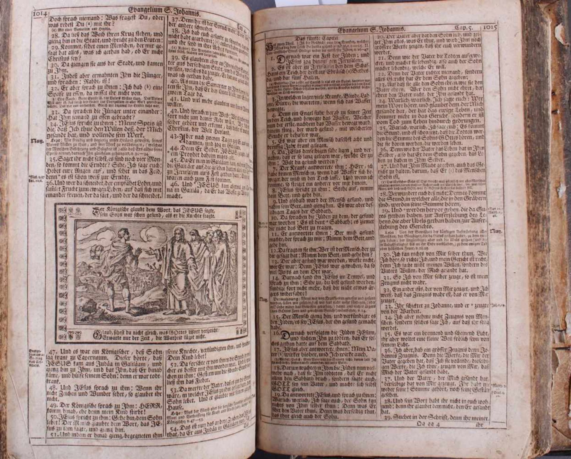 Luther Bibel, 18. Jahrhundert"Biblia, das ist die ganze Heilige Schrift des Alten und Neuen - Image 9 of 12