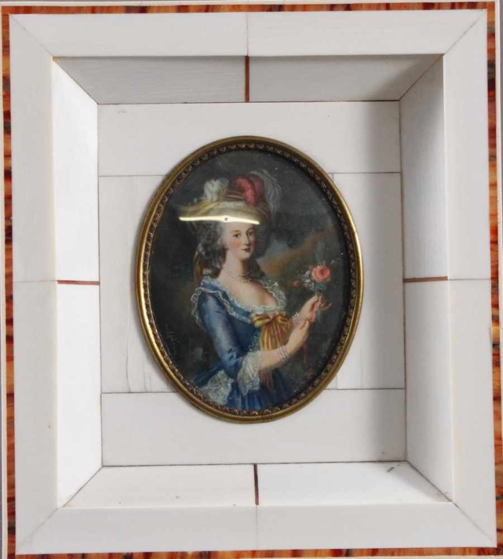 Elisabeth VIGÉE-LEBRUN (1755-1842), Marie AntoinetteMiniatur, Öl auf Elfenbein gemalt, signiert,