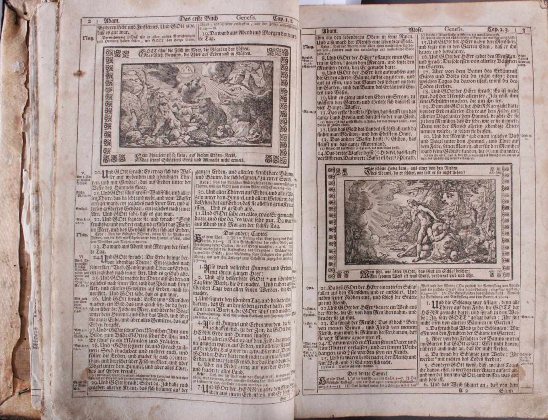 Luther Bibel, 18. Jahrhundert"Biblia, das ist die ganze Heilige Schrift des Alten und Neuen - Image 5 of 12