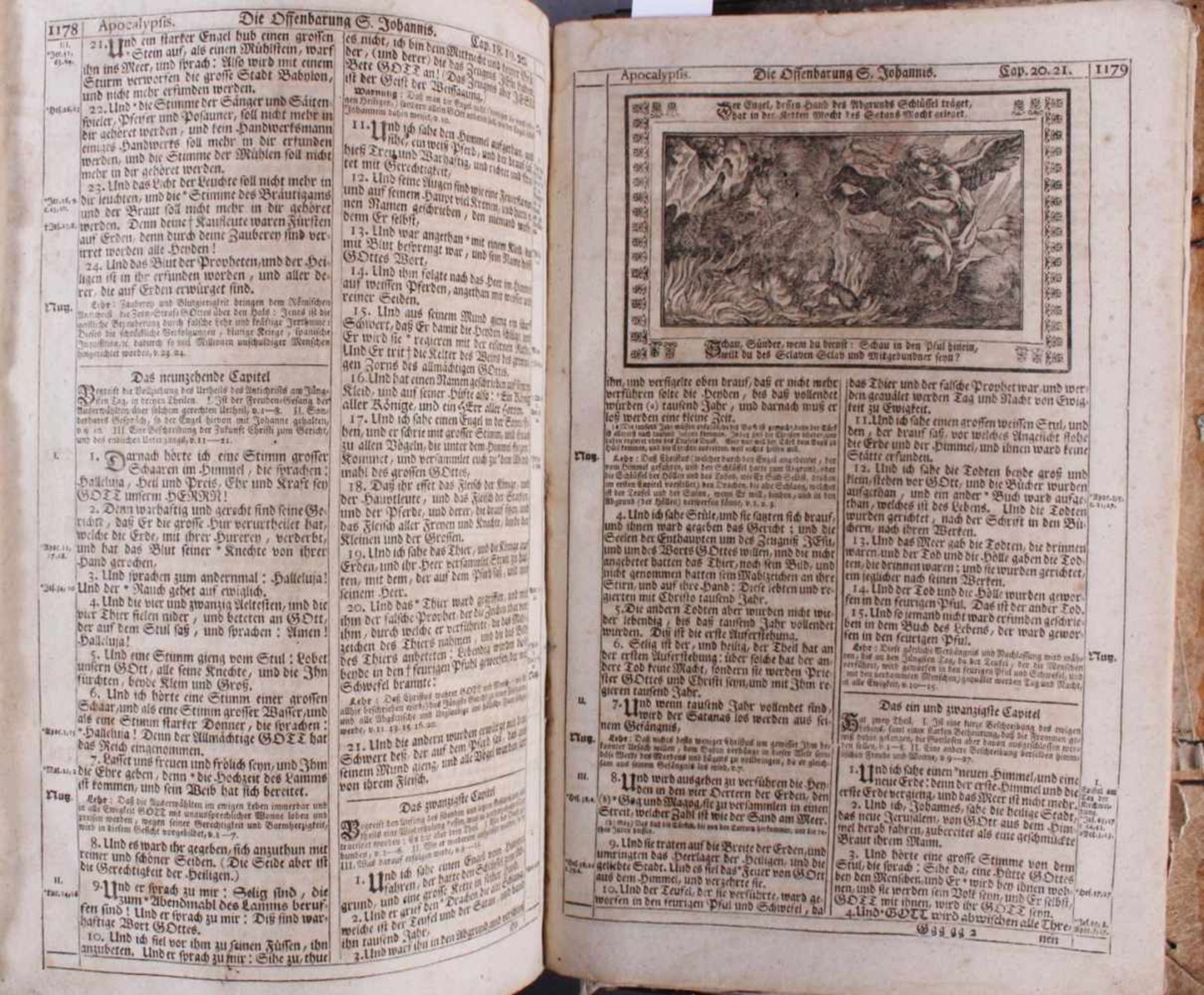 Luther Bibel, 18. Jahrhundert"Biblia, das ist die ganze Heilige Schrift des Alten und Neuen - Image 11 of 12