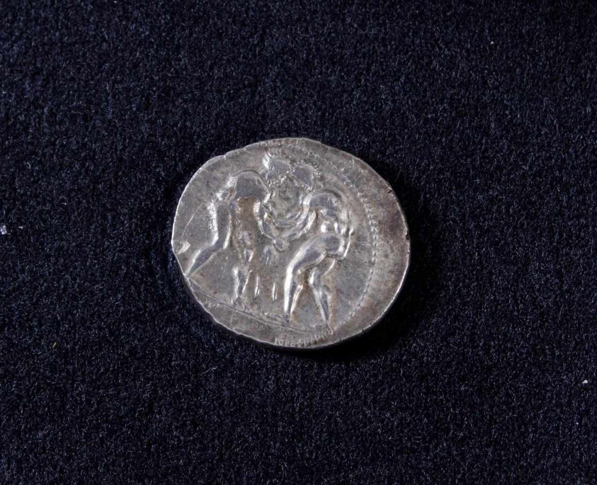 Römische Münze, Pampylia Aspendos, AR-Stater 420 bis 370 v. Chr, Silber, sehr schön bis - Bild 2 aus 4