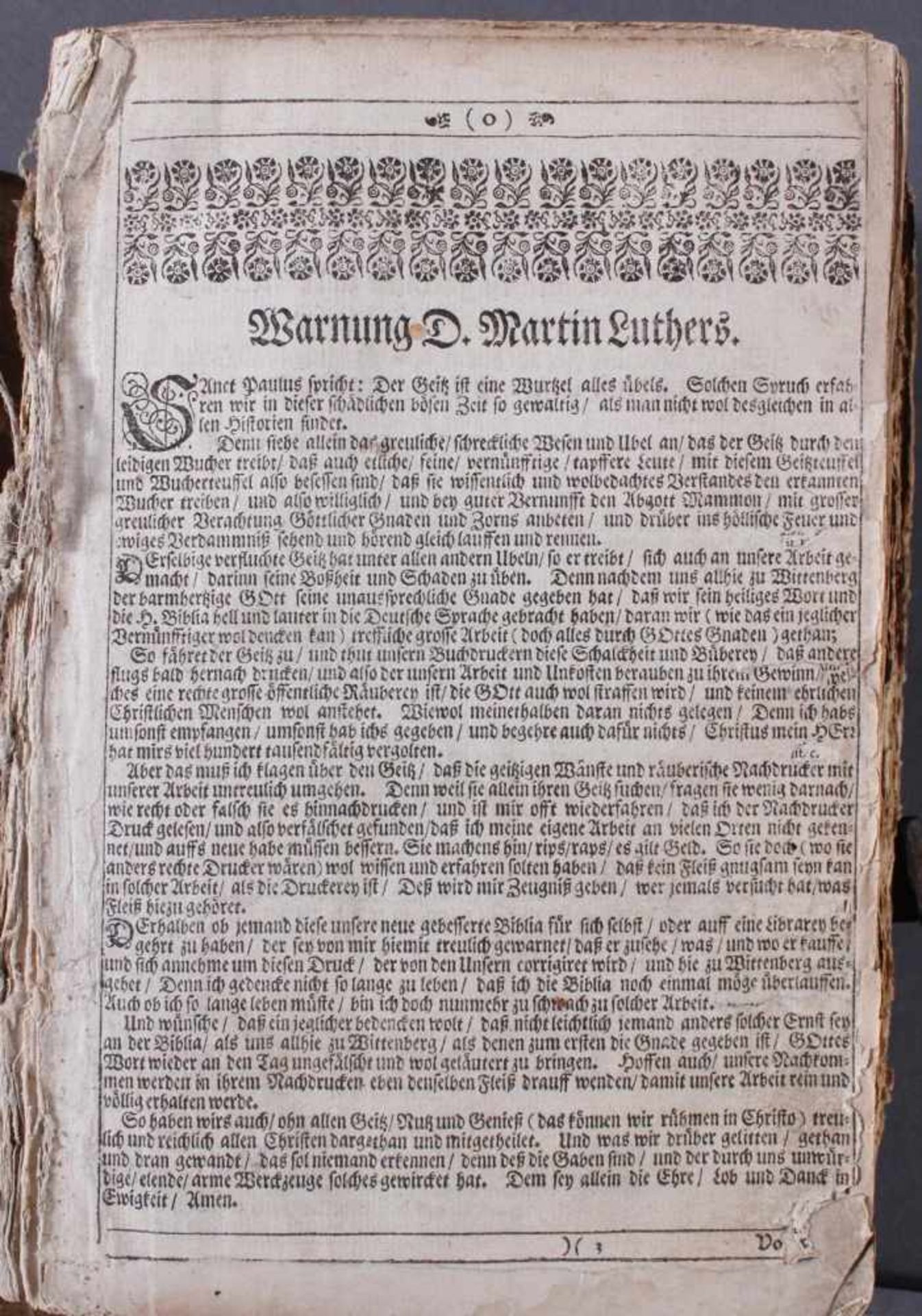 Lutherbibel, 18. /19. JahrhundertBiblia. Das ist die ganze Heilige Schrift des Alten und Neuen - Bild 3 aus 3