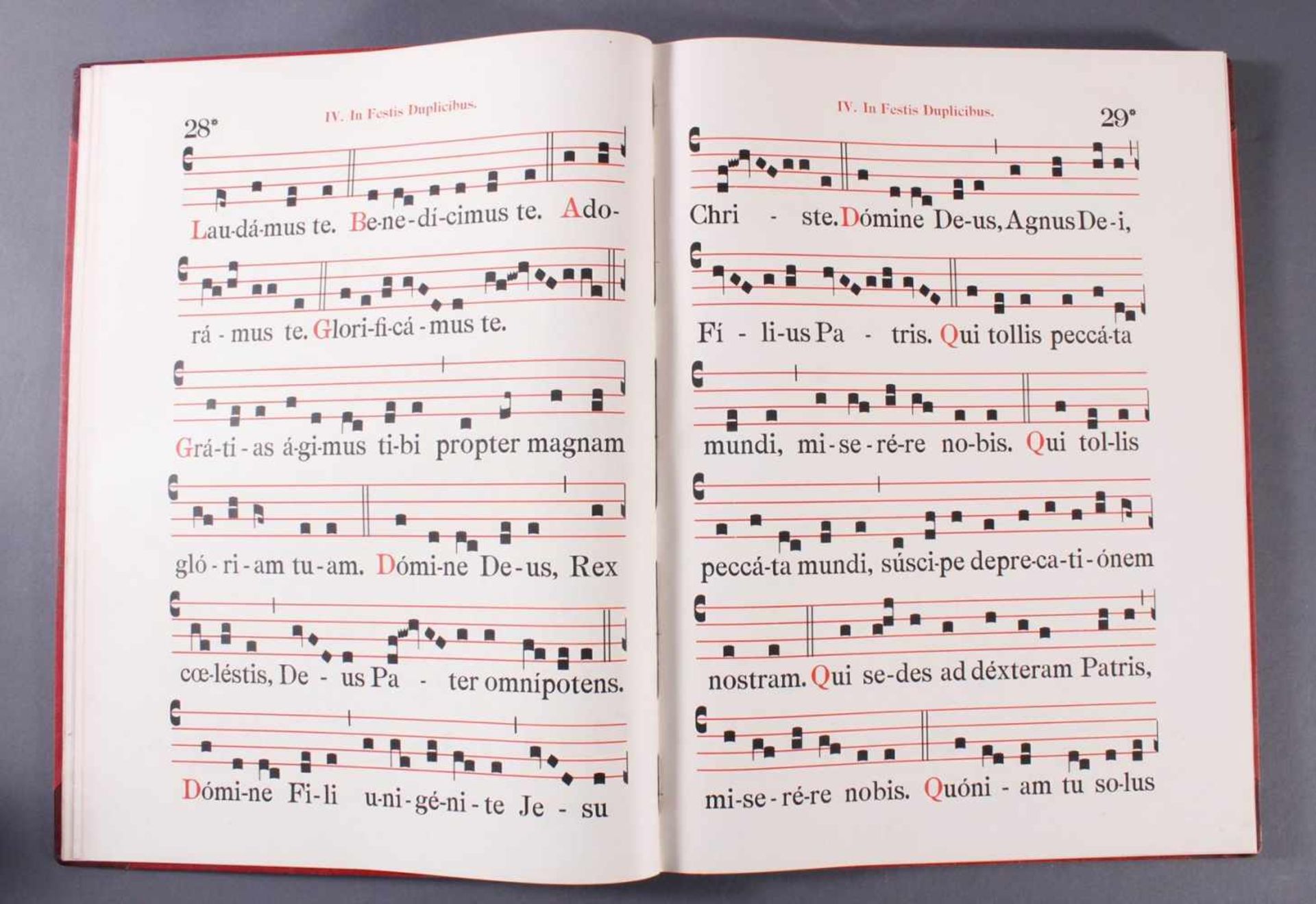 Maxiausgabe: Kyriale seu Ordinarium Missae von 1912Ledereinband.Guter bis sehr guter - Bild 3 aus 3