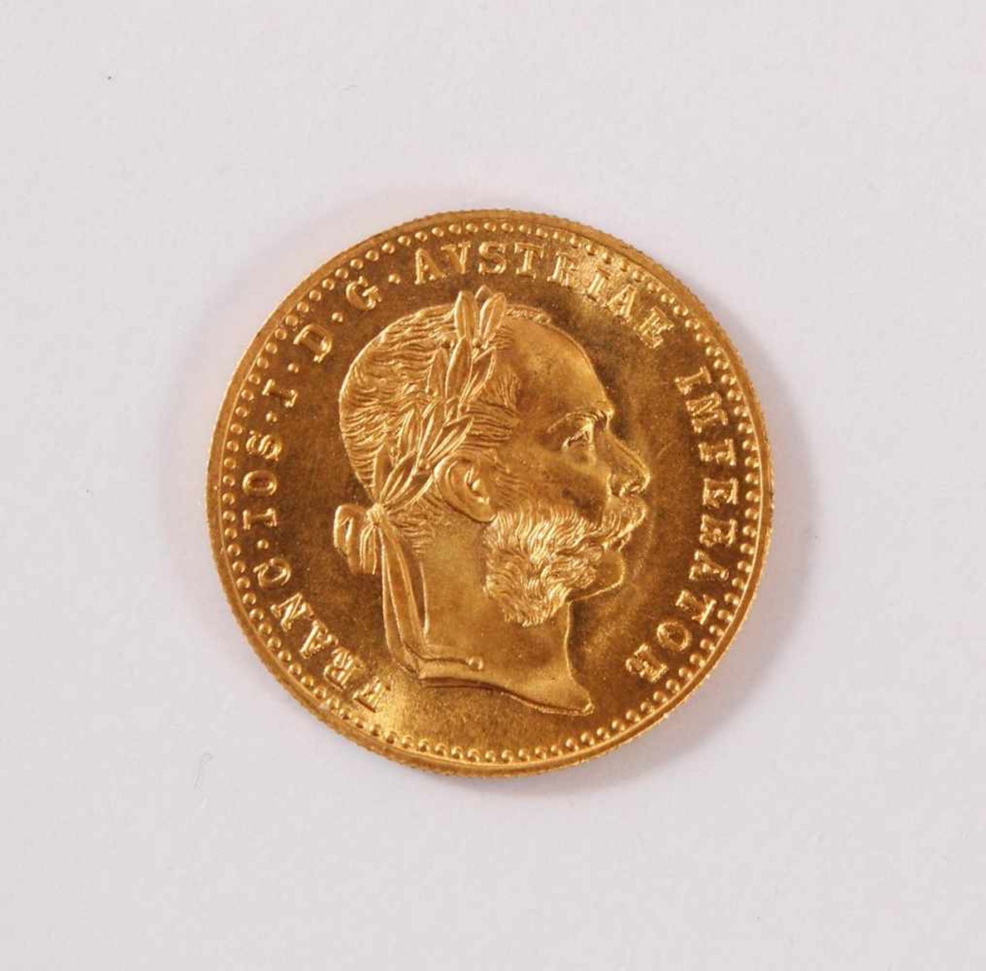 1 Dukat Franz Josef 1915986er Gold, D- 20 mm. 3,4 g in vz.- - -20.00 % buyer's premium on the hammer