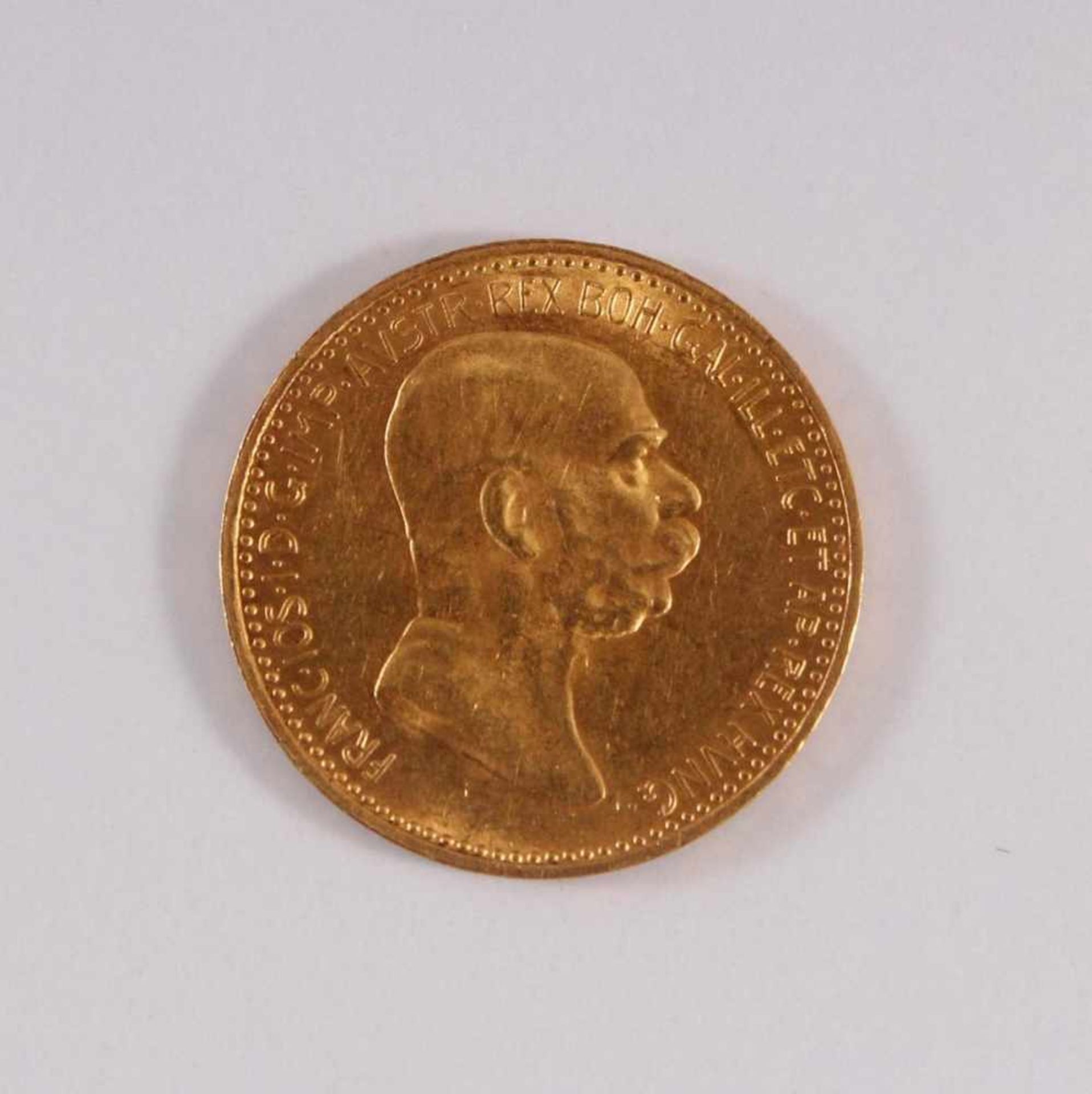 Österreich, 10 Corona 1909, Franz JosephD-1,9 cm, 3,38 g.- - -20.00 % buyer's premium on the