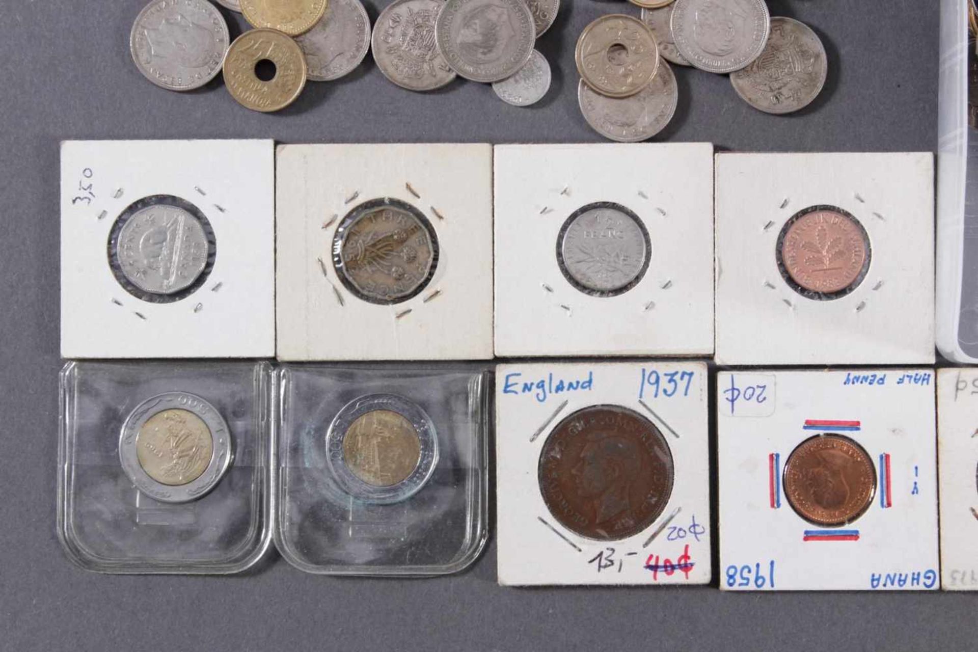 Sammlung Münzen Alle WeltGroßes Konvolut Münzen, mit Münzalbum- - -20.00 % buyer's premium on the - Bild 3 aus 5