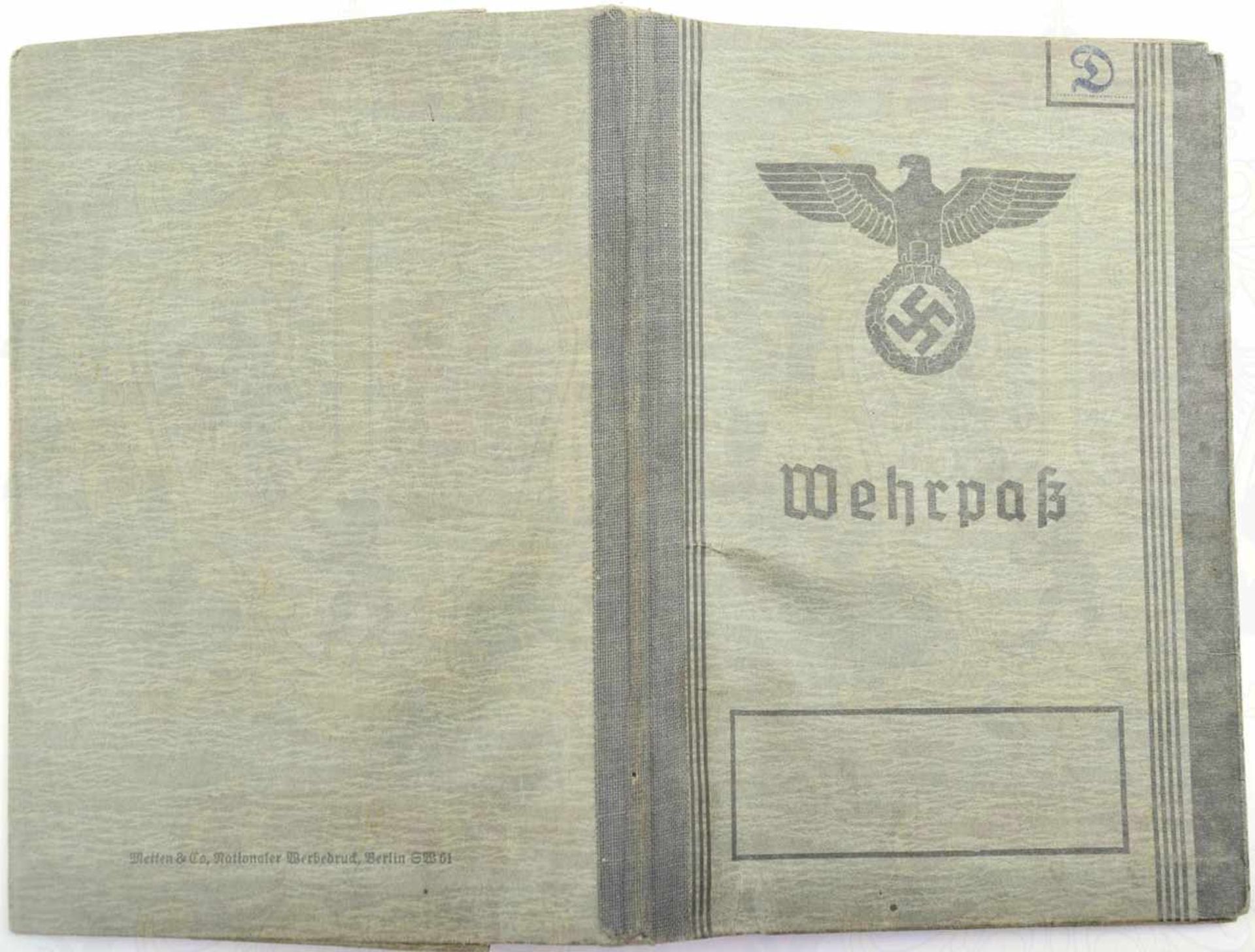 WEHRPASS GEFREITER INFANTERIE-REGIMENT 272, (93. ID), zahlr. Eintr. 1939-1942, Infanterie-
